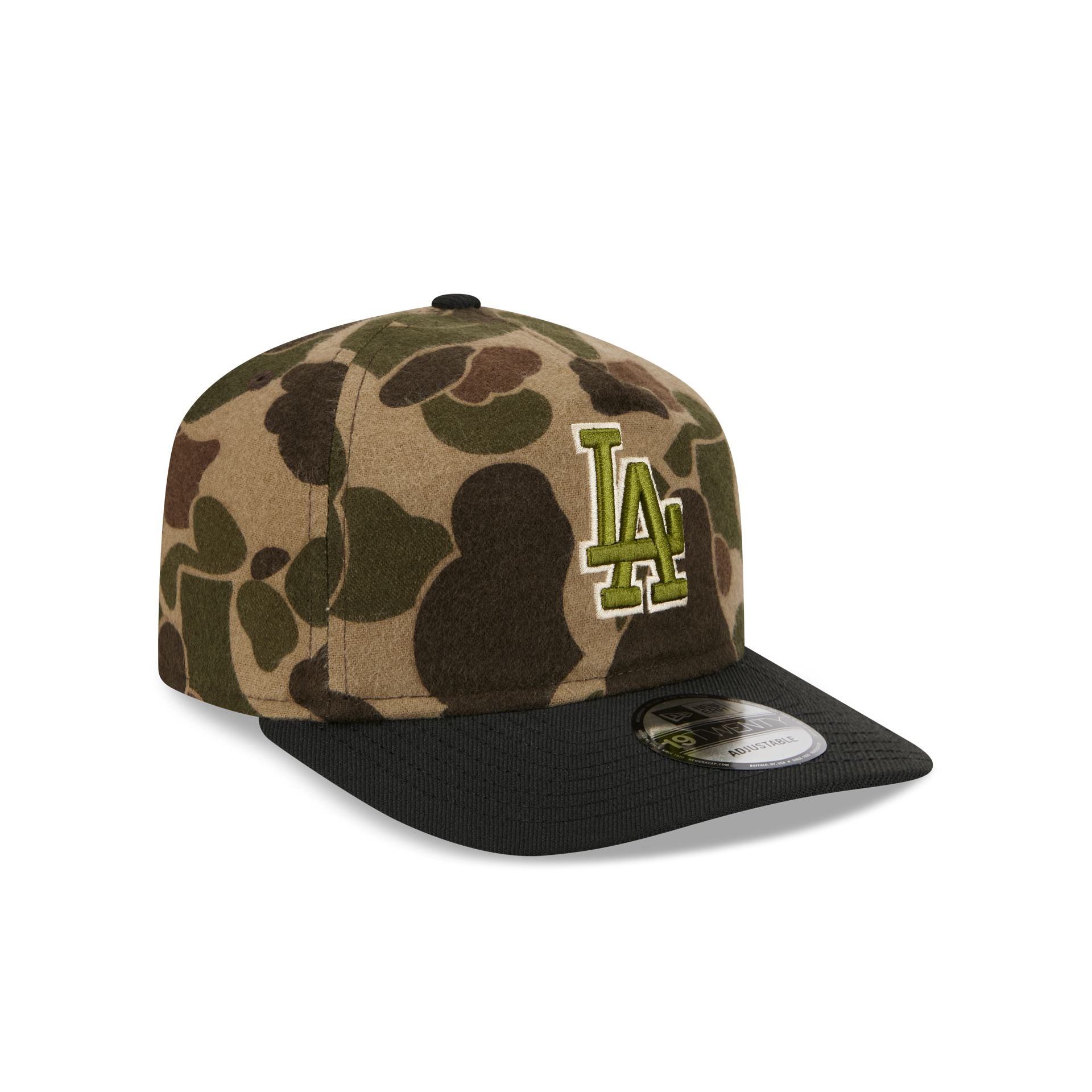 Los Angeles Dodgers Three Looms Wool Duck Camo 19TWENTY Adjustable Hat - Image 3