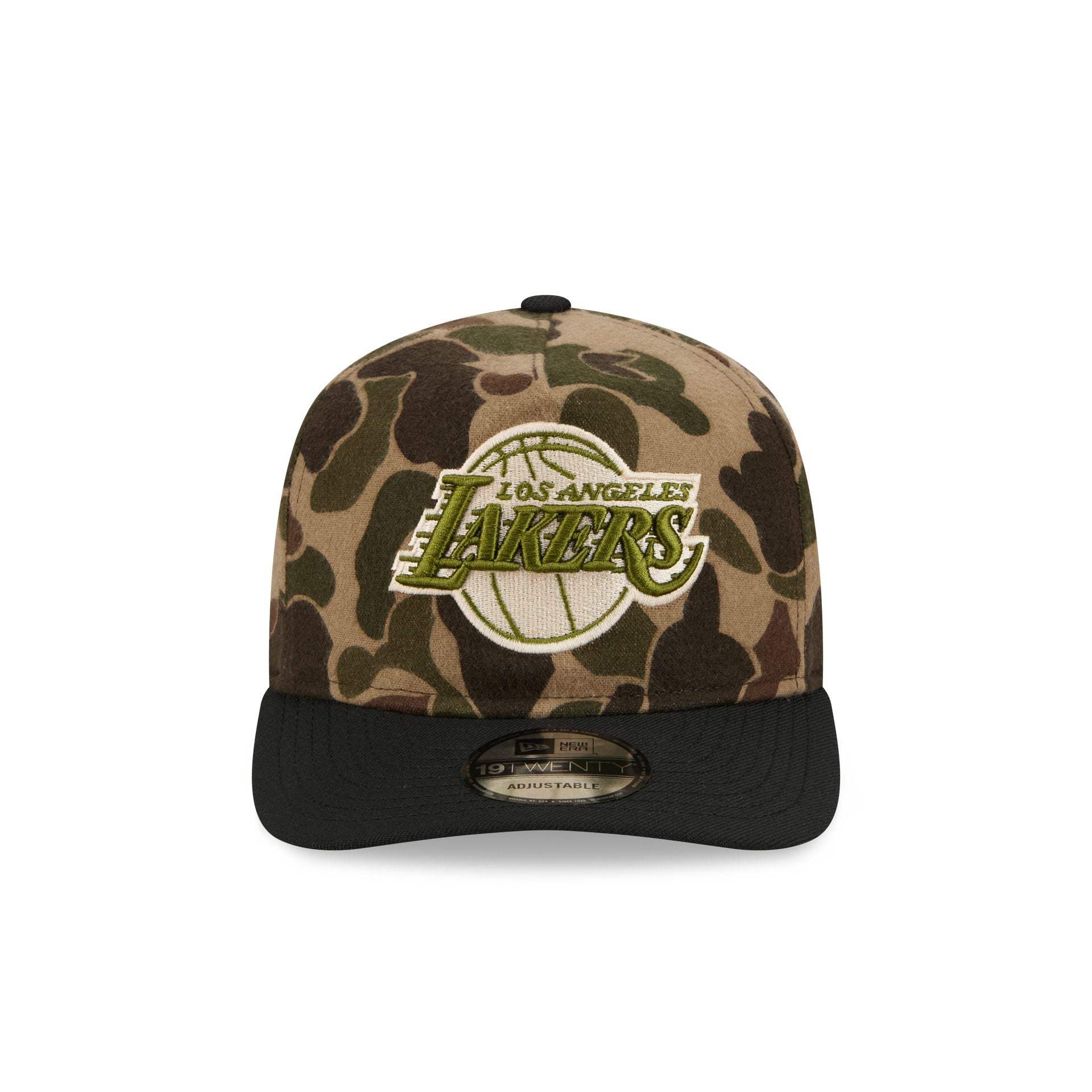 Los Angeles Lakers Three Looms Wool Duck Camo 19TWENTY Adjustable Hat - Image 2