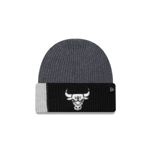 Chicago Bulls Merino Wool Color Block Cuff Knit Hat