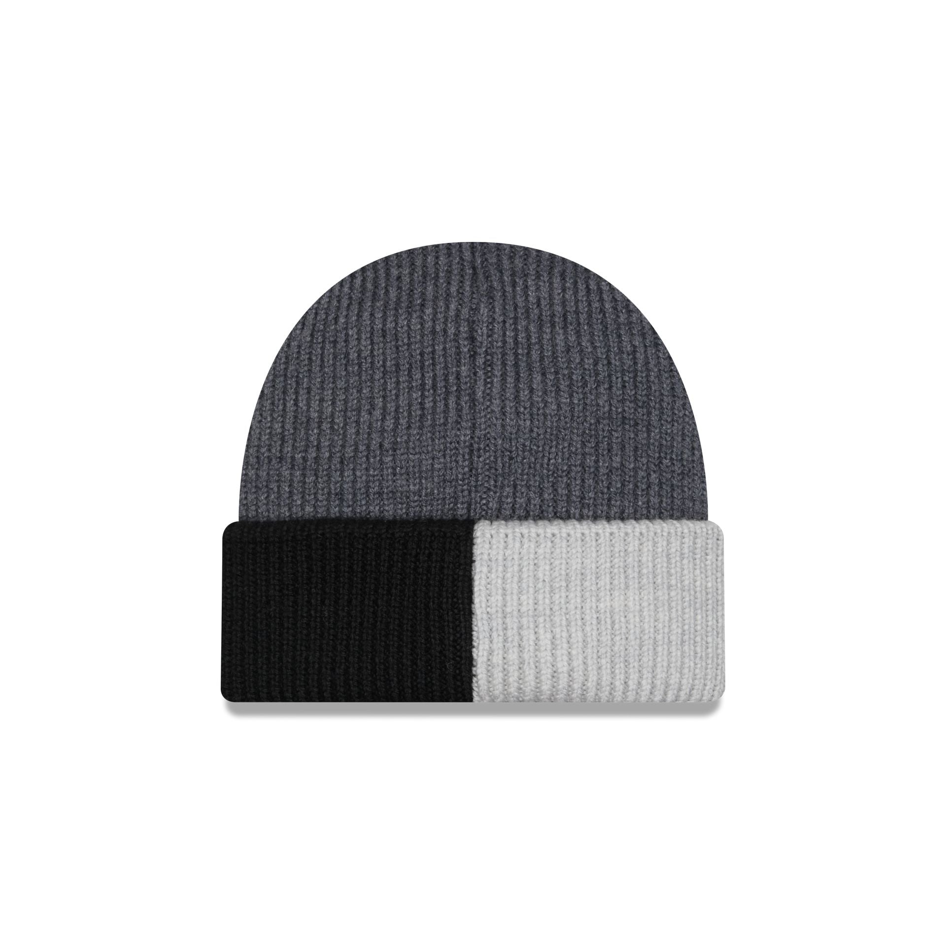 Las Vegas Raiders Merino Wool Color Block Cuff Knit Hat - Image 3