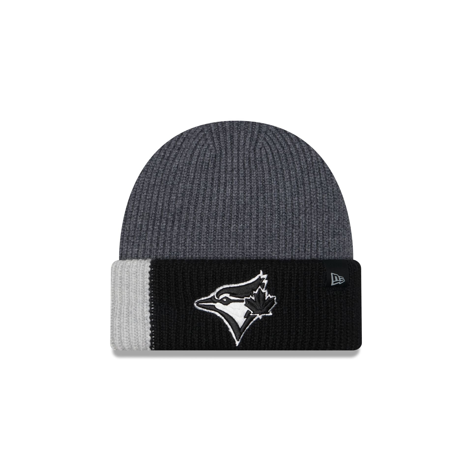 Toronto Blue Jays Merino Wool Color Block Cuff Knit Hat
