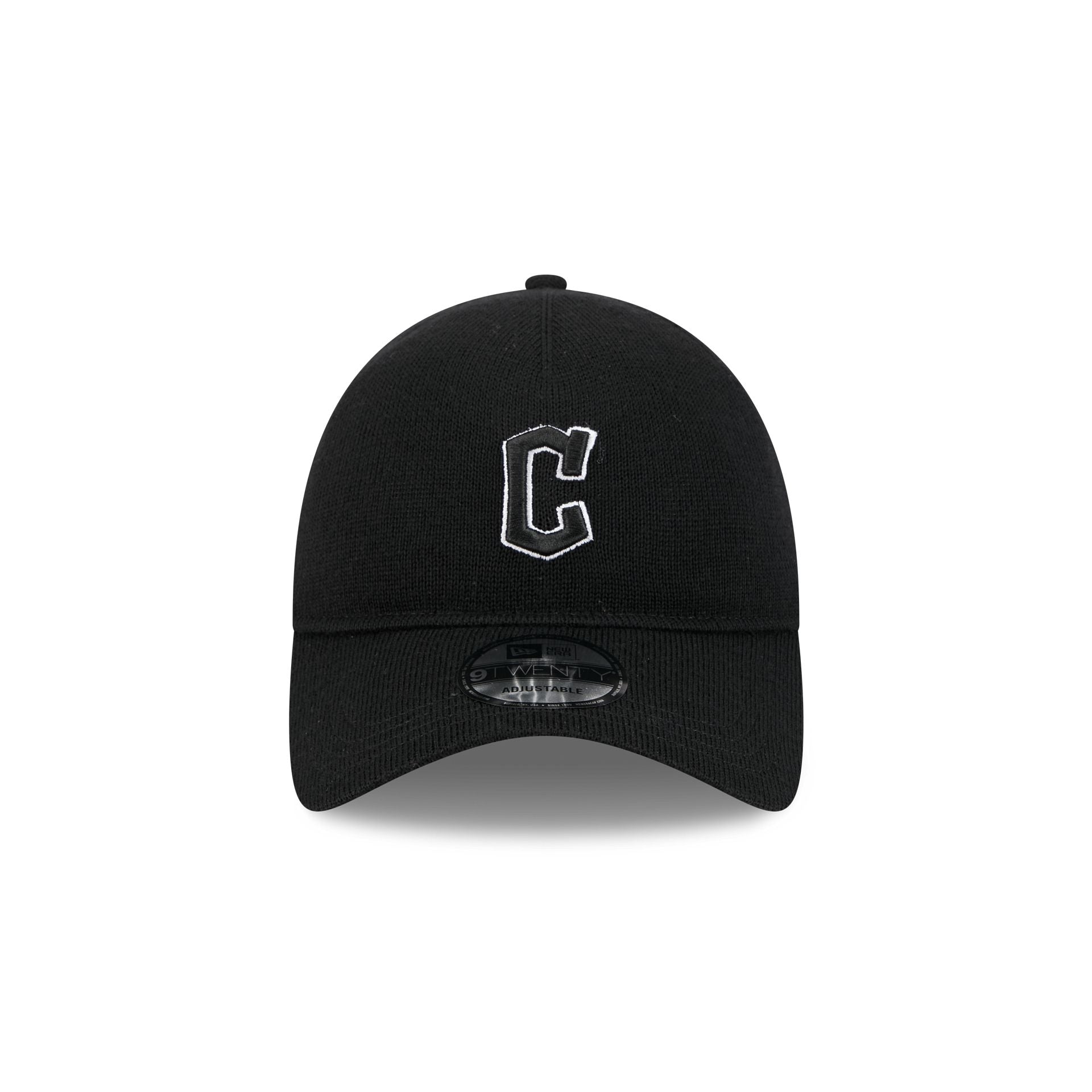 Cleveland Guardians Merino Wool Black 9TWENTY Adjustable Hat - Image 2