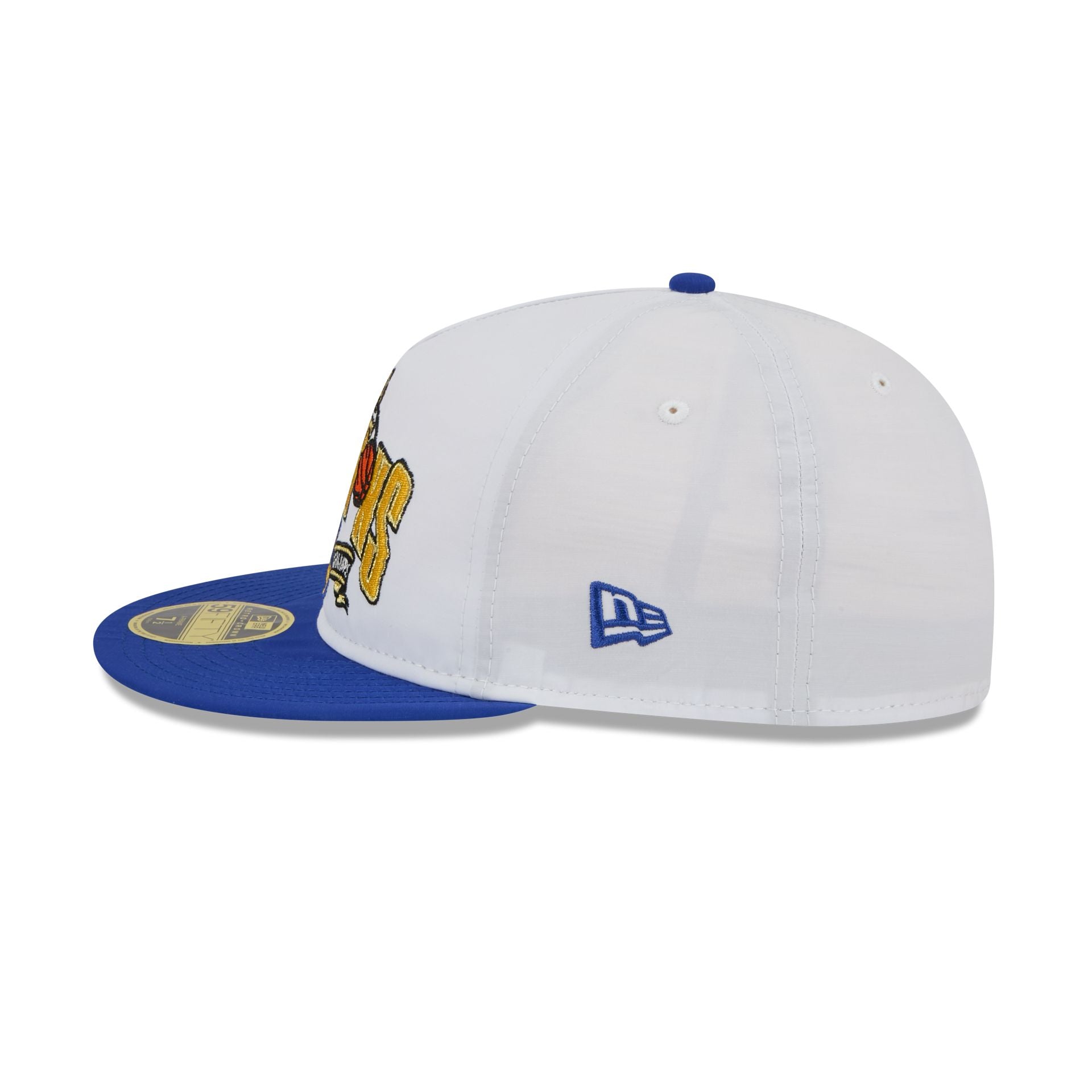 Golden State Warriors Champions White Retro Crown 59FIFTY Fitted Hat - Image 4