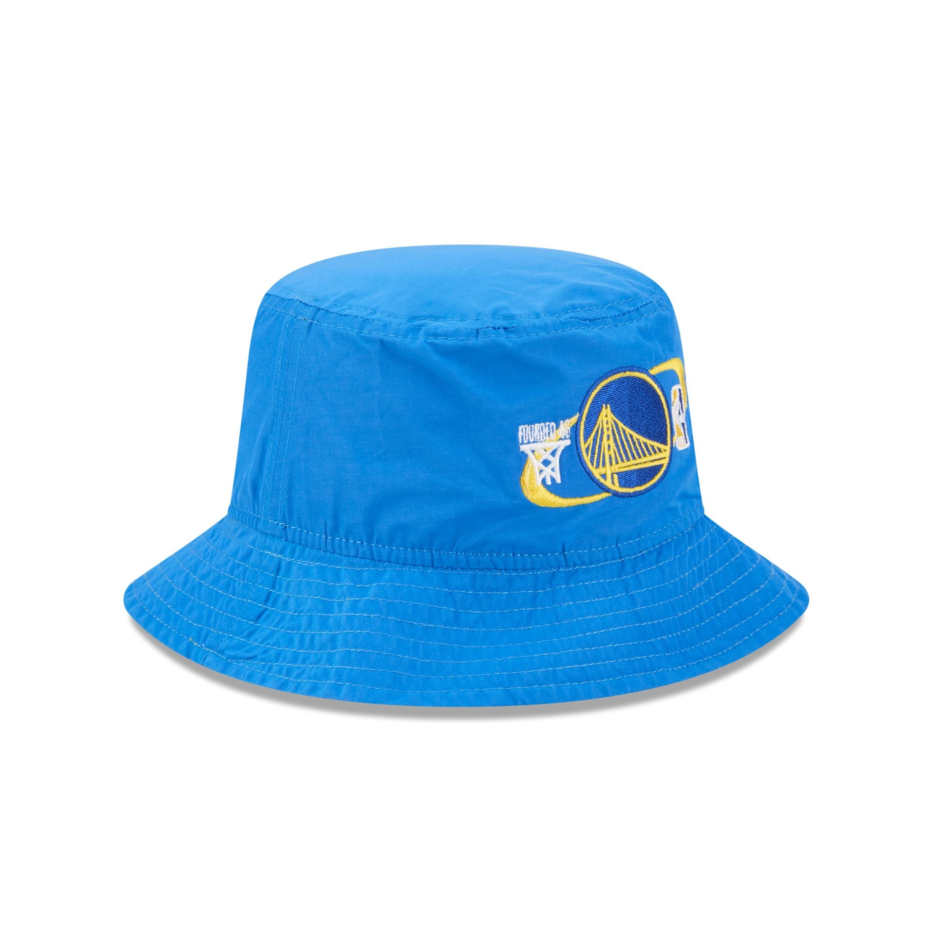 Golden State Warriors Nylon Logo Bucket Hat - Image 3
