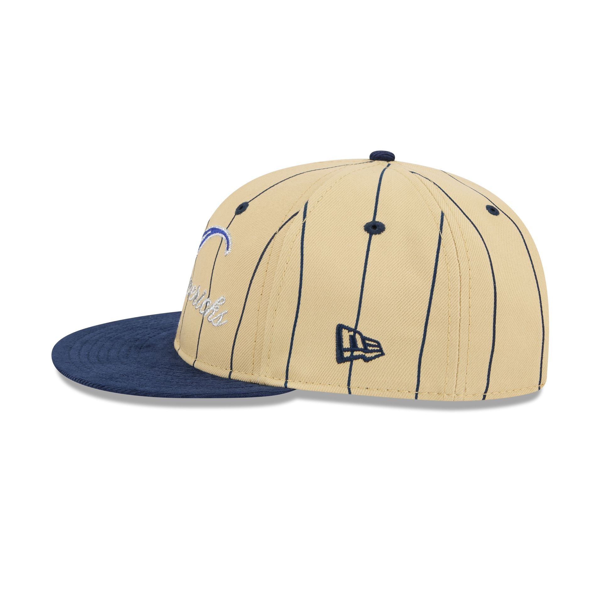 Dallas Mavericks Pinstripe Script Retro Crown 9FIFTY Adjustable Hat - Image 4