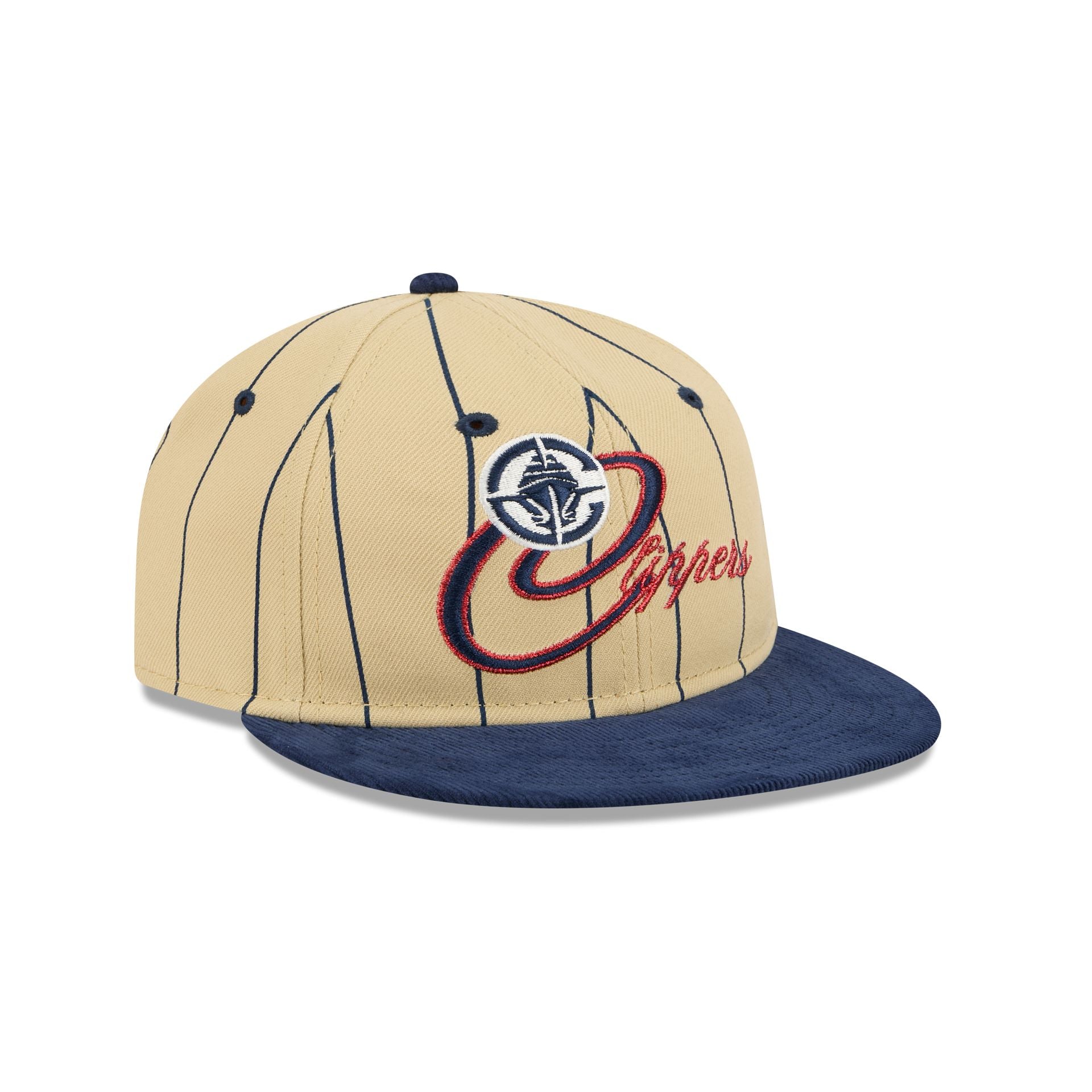 Los Angeles Clippers Pinstripe Script Retro Crown 9FIFTY Adjustable Hat - Image 3