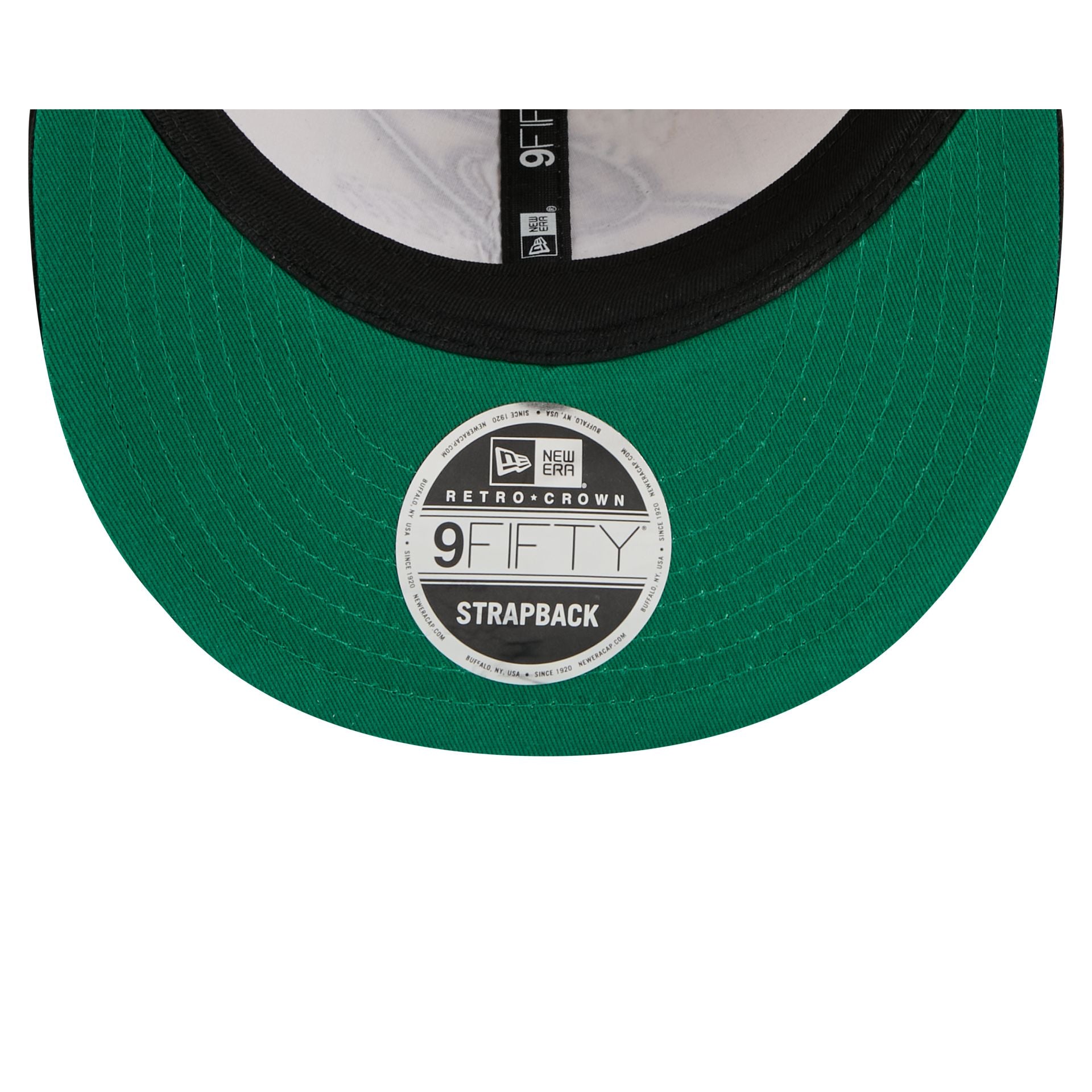 Utah Jazz Pinstripe Script Retro Crown 9FIFTY Adjustable Hat - Image 7