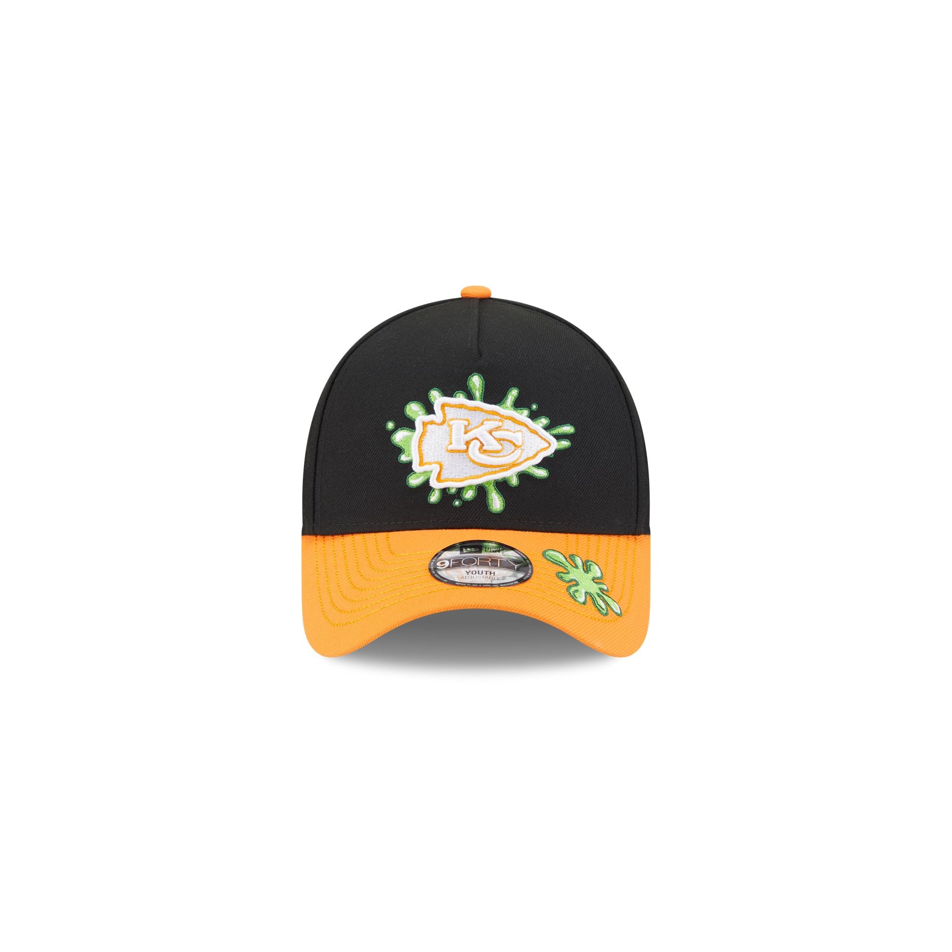Nickelodeon Slime x Kansas City Chiefs Kids 9FORTY A-Frame Snapback Hat - Image 2