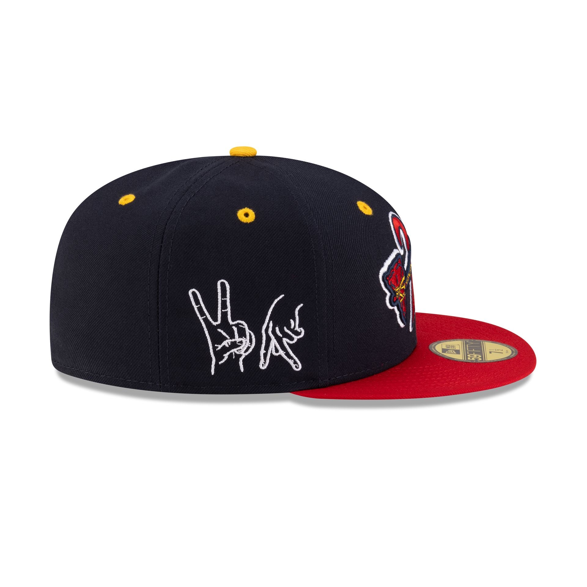 Usher x Atlanta Braves 59FIFTY Fitted Hat - Image 3