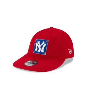 Ralph Lauren x New York Yankees Red Long Bill 9FORTY Adjustable Hat