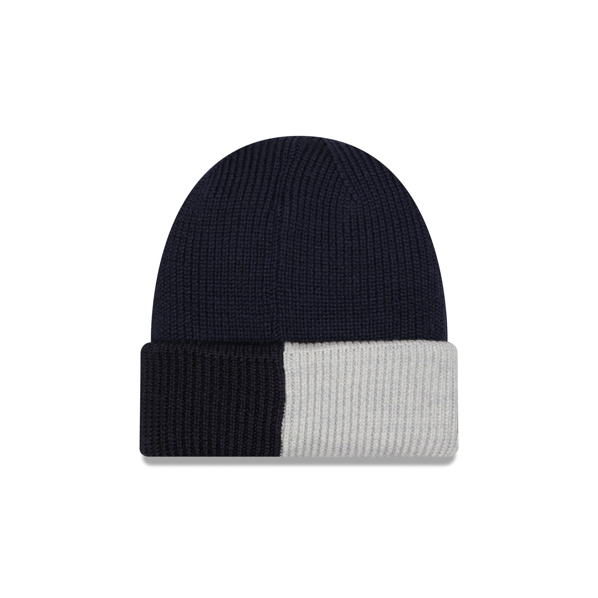 New Era Cap Merino Wool Color Block Navy Cuff Knit Hat - Image 3
