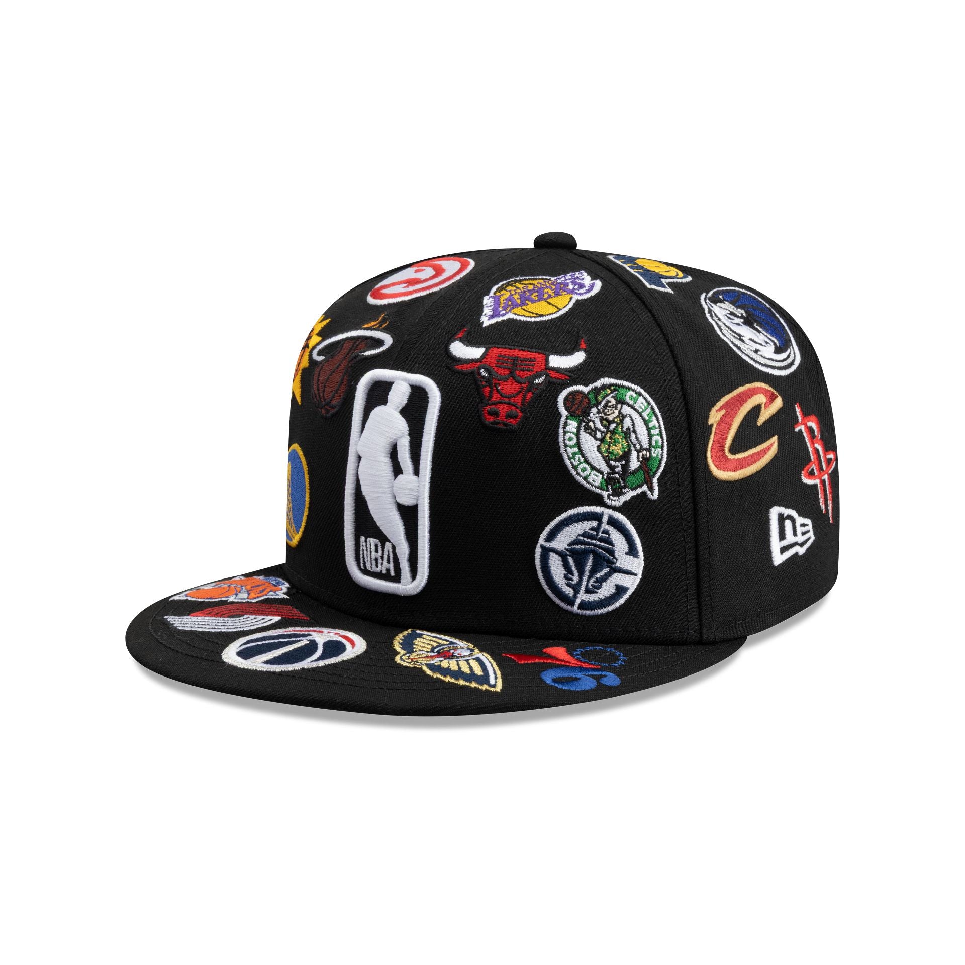 NBA Logo Scramble 59FIFTY Fitted Hat