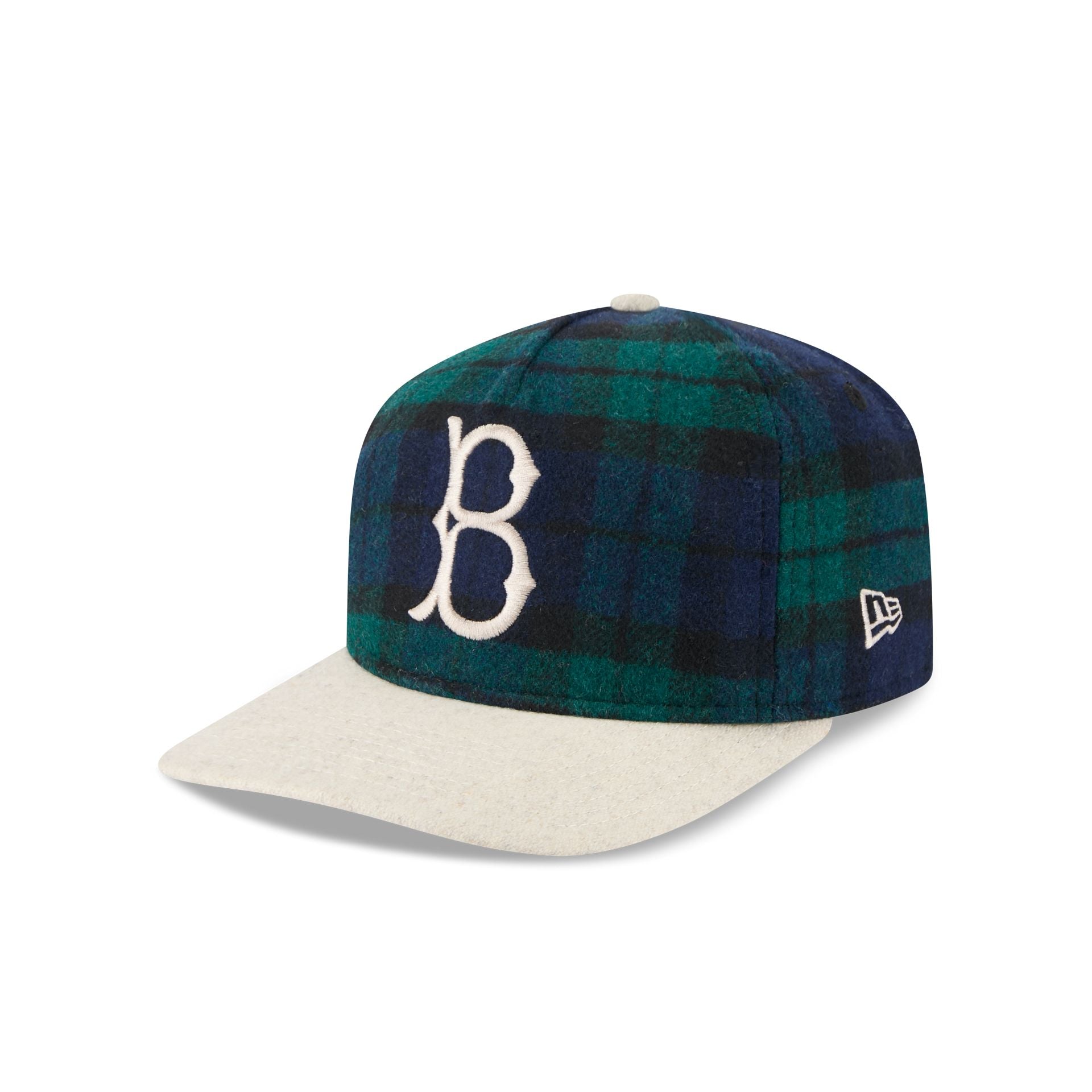 Brooklyn Dodgers Plaid Letterman 19TWENTY Adjustable Hat - Image 3