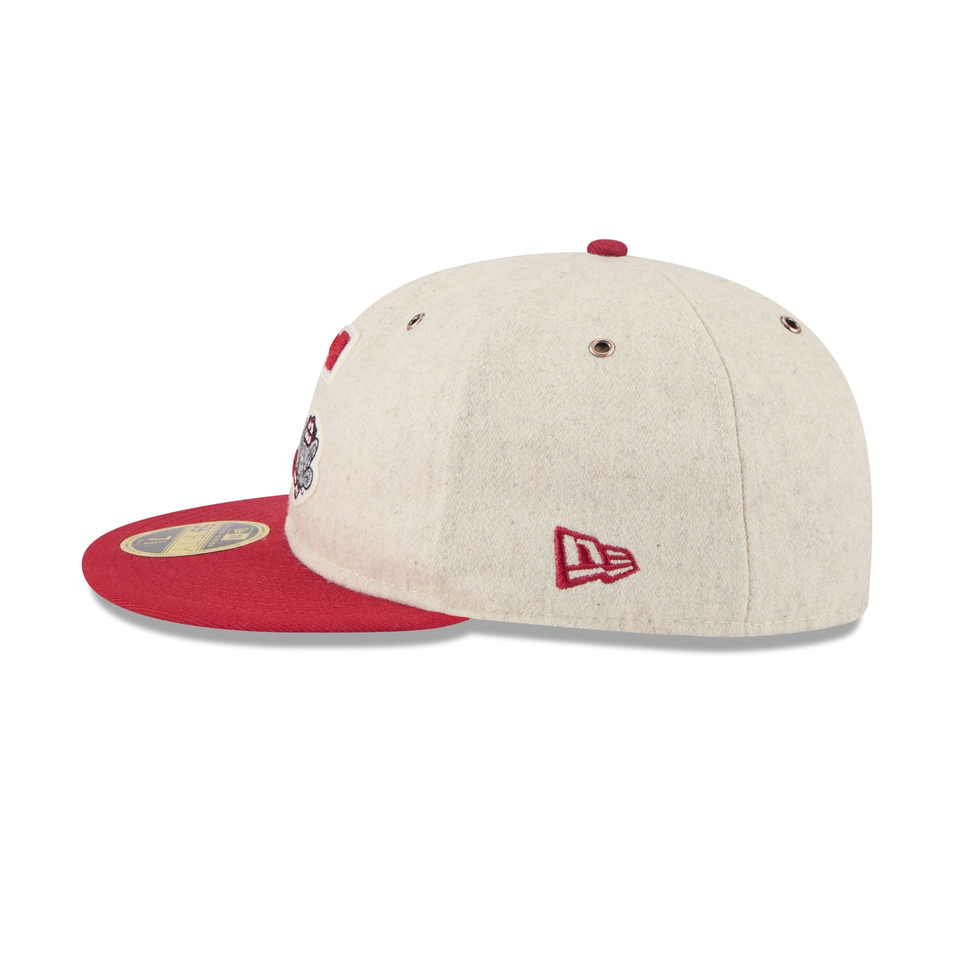 Alabama Crimson Tide College Vault Wool Letterman Retro Crown 59FIFTY Fitted Hat - Image 4