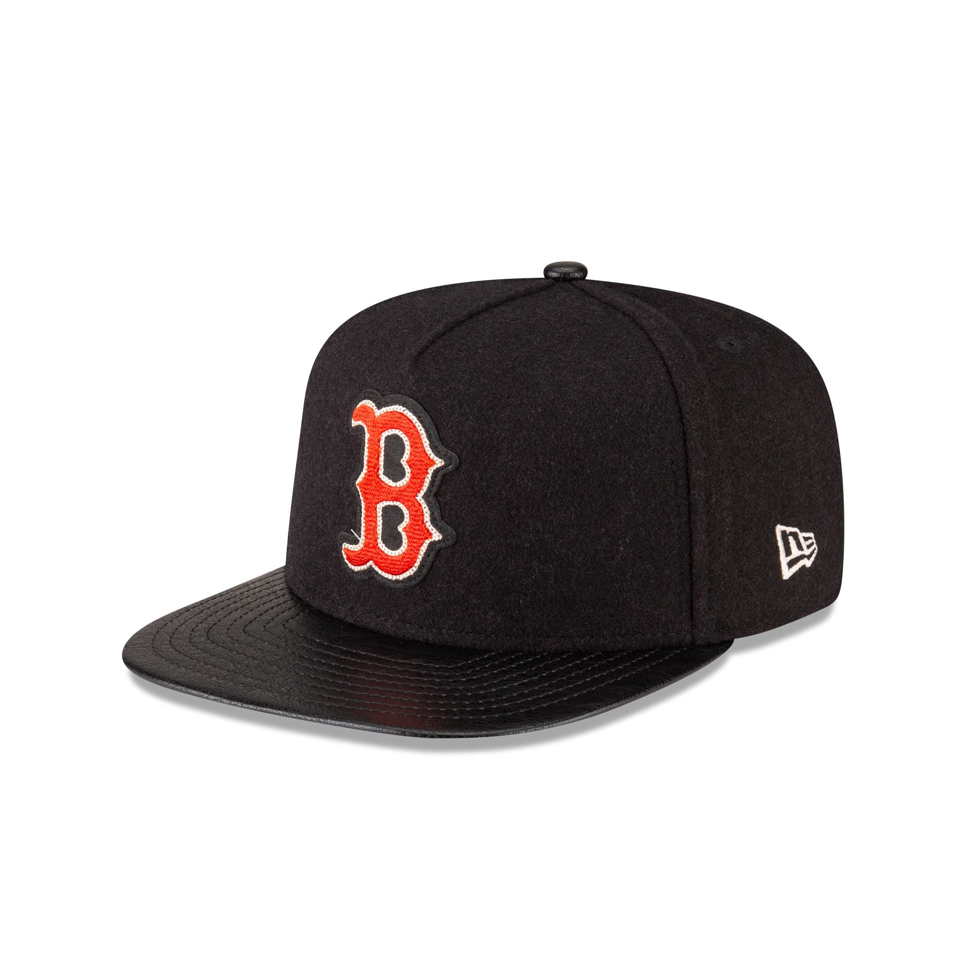 Boston Red Sox Wool Letterman 9FIFTY A-Frame Snapback Hat - Image 3
