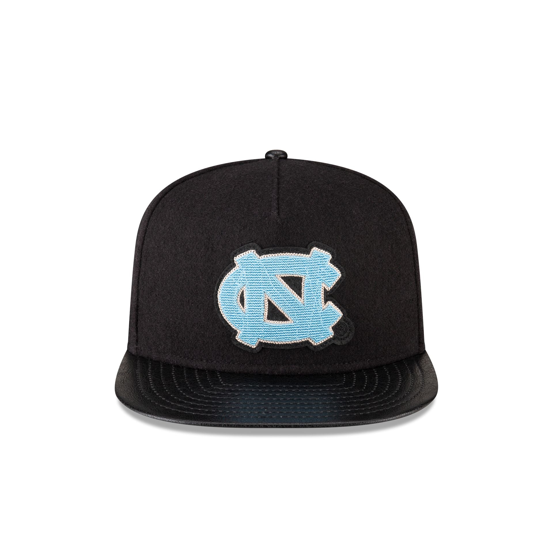 North Carolina Tar Heels Wool Letterman 9FIFTY A-Frame Snapback Hat - Image 2