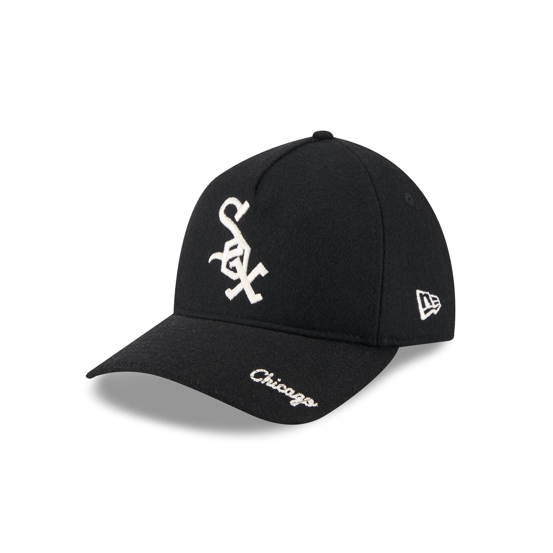 Chicago White Sox Wool Letterman 9TWENTY A-Frame Adjustable Hat Adjustable Hat