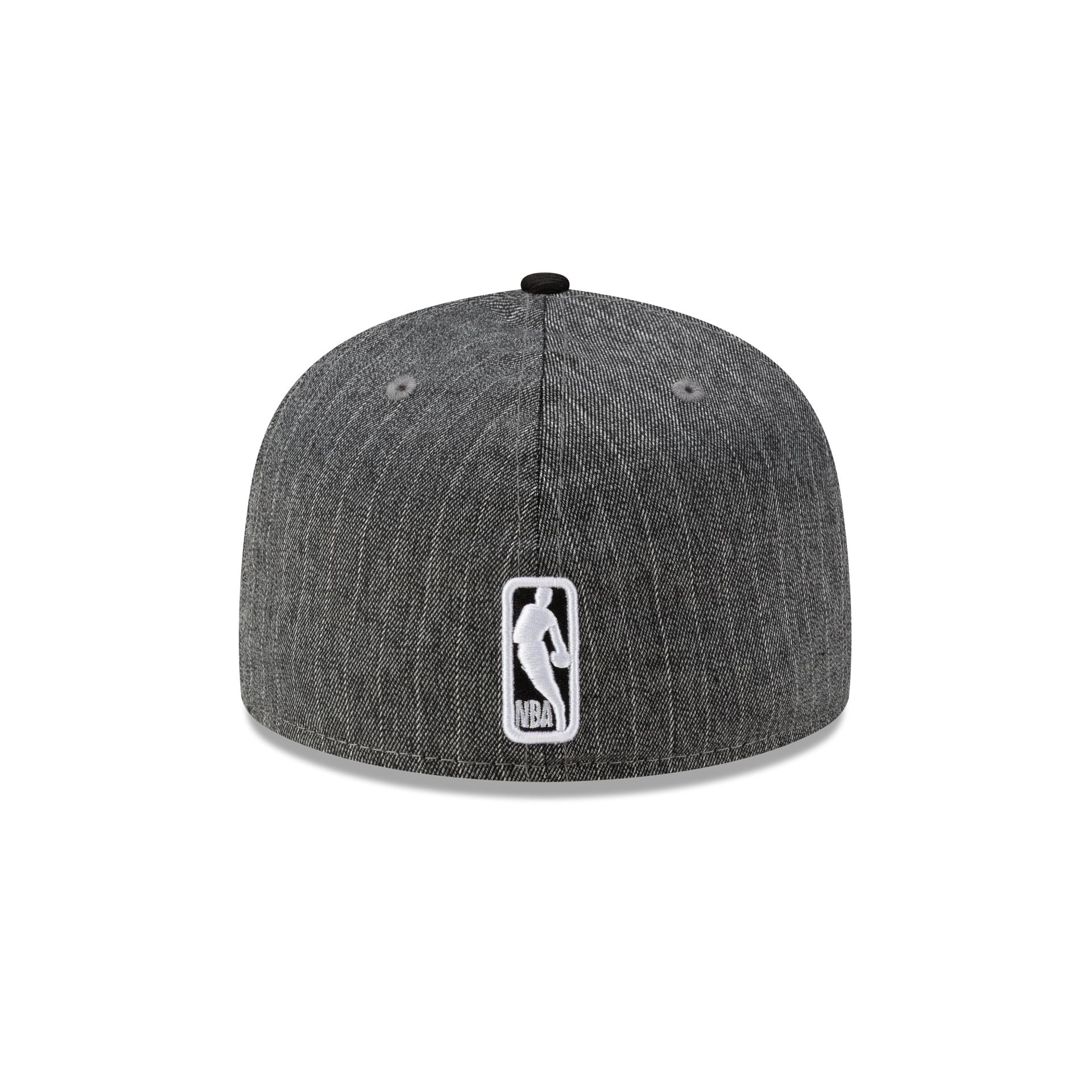 Just Caps Black Pinstripe Boston Celtics 59FIFTY Fitted Hat - Image 6