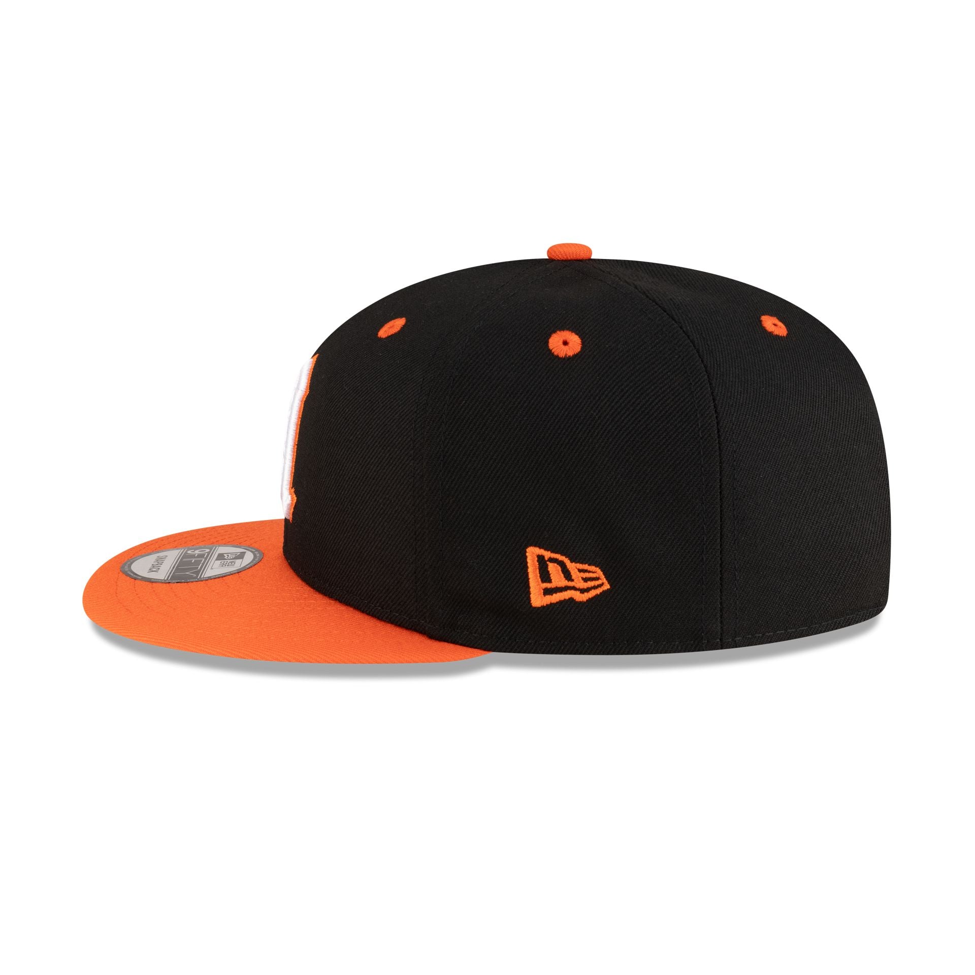 New Era x adidas Miami Hurricanes Black 9FIFTY Snapback Hat - Image 4