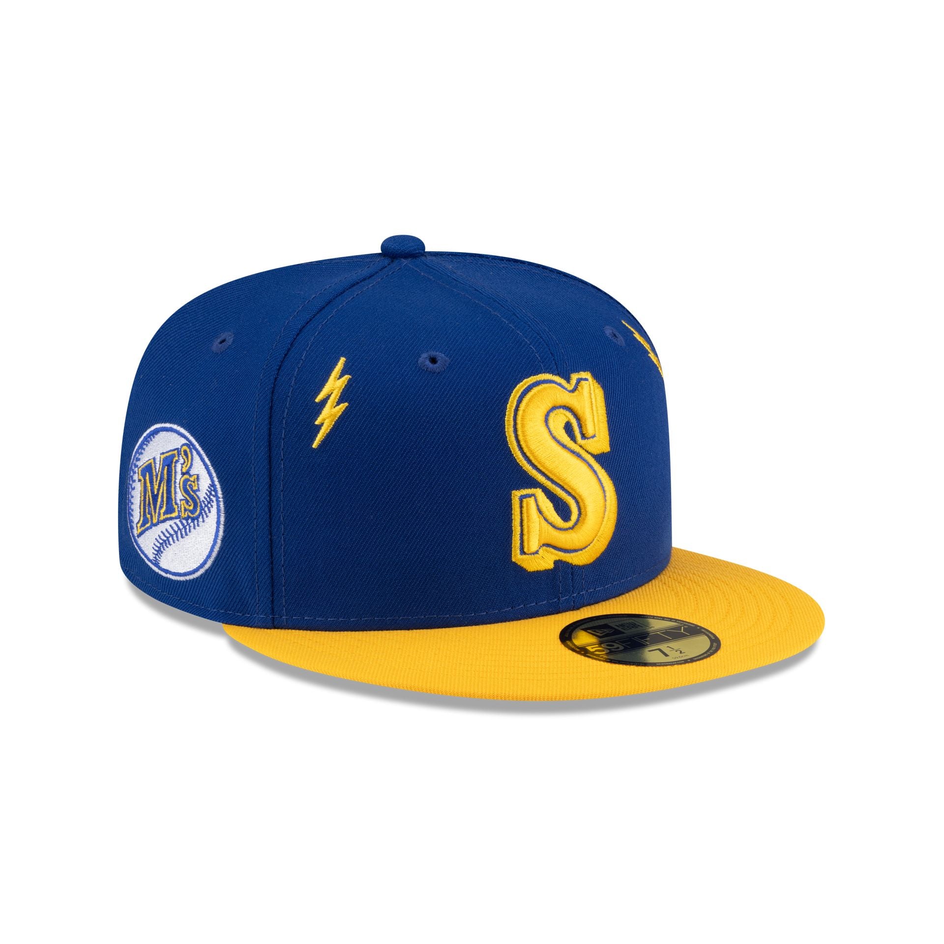 Diet Starts Monday x Seattle Mariners Lightening Bolts 59FIFTY Fitted Hat - Image 3