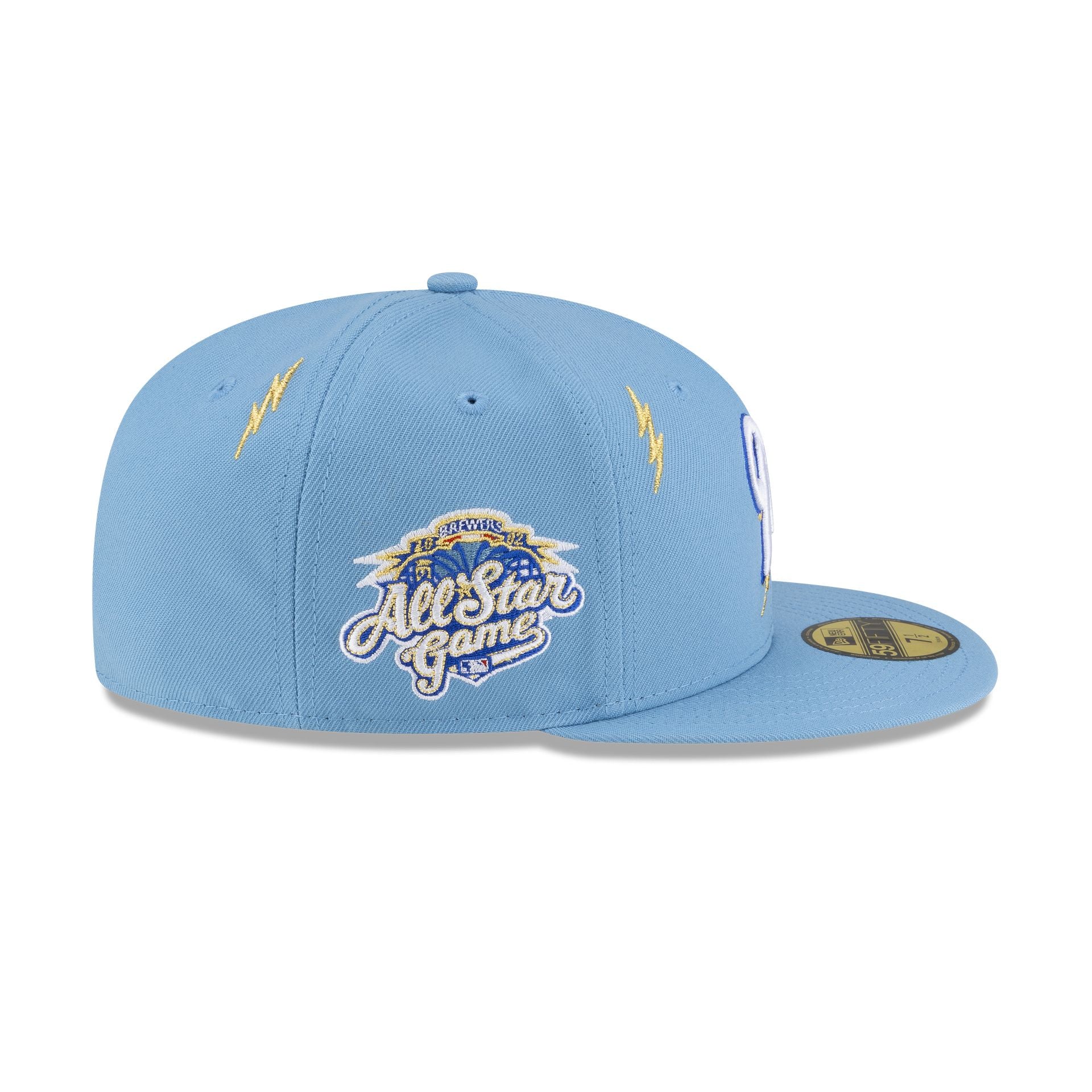 Diet Starts Monday x Milwaukee Brewers Lightening Bolts 59FIFTY Fitted Hat - Image 5