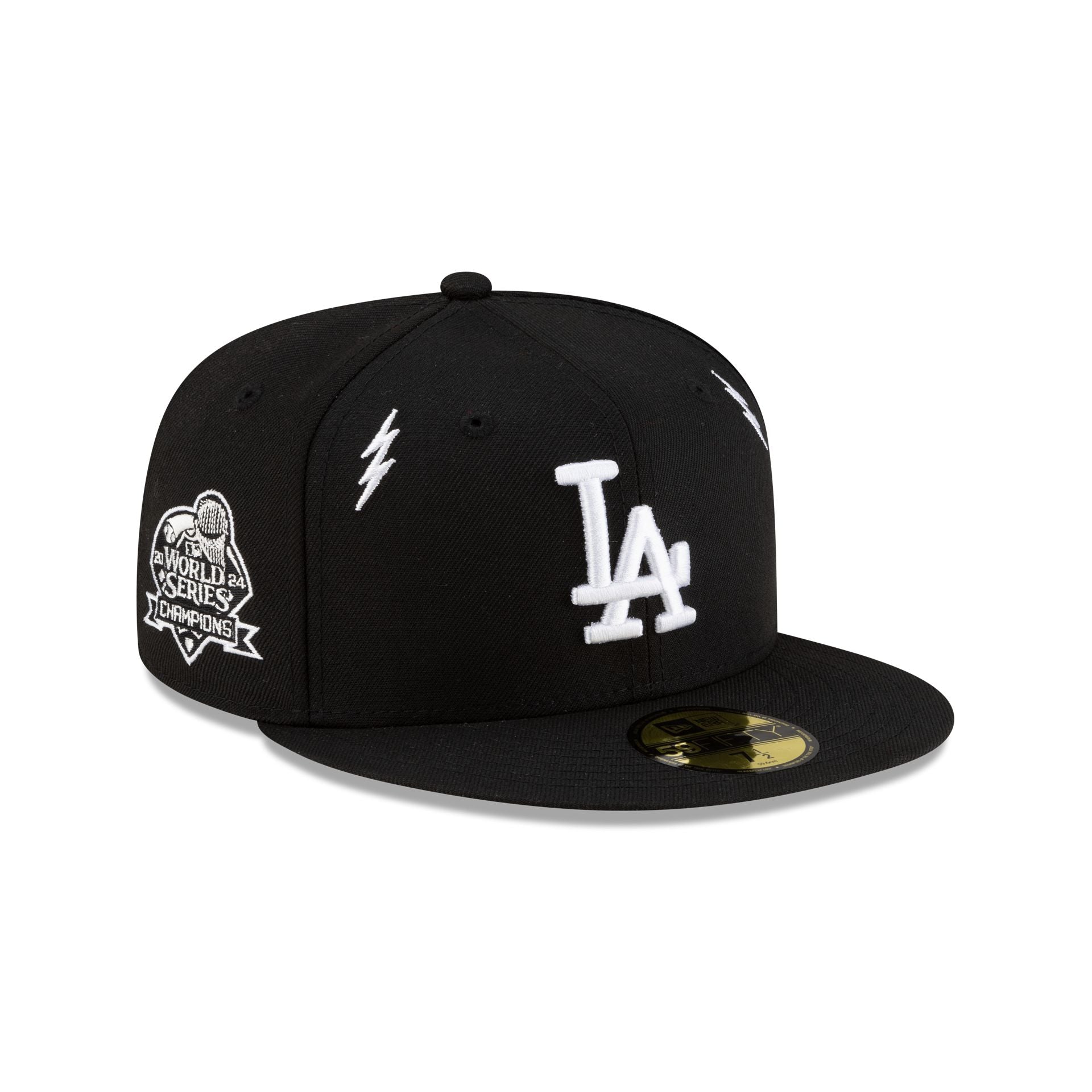 Diet Starts Monday x Los Angeles Dodgers Lightening Bolts 59FIFTY Fitted Hat - Image 3