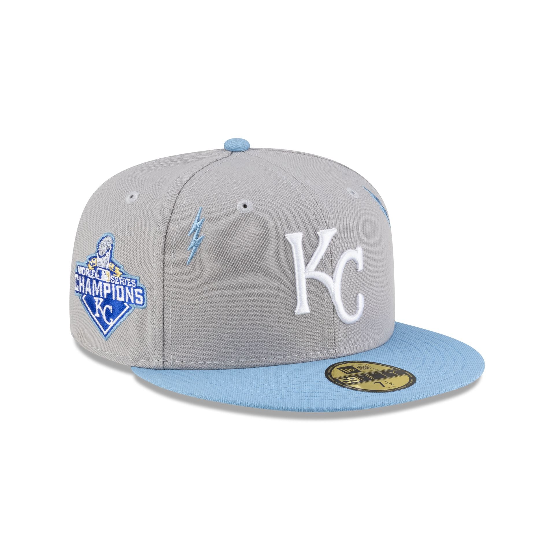 Diet Starts Monday x Kansas City Royals Lightening Bolts 59FIFTY Fitted Hat - Image 3