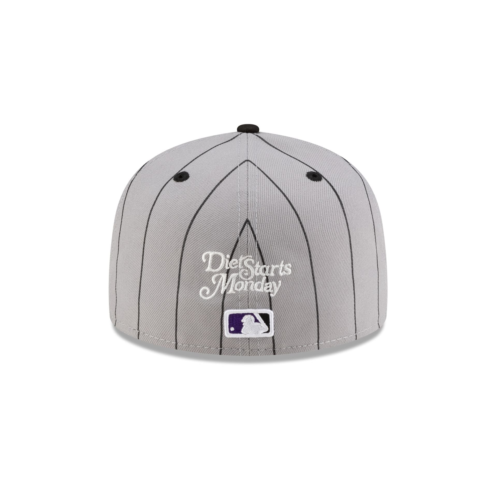 Diet Starts Monday x Colorado Rockies Pinstripe 59FIFTY Fitted Hat - Image 6
