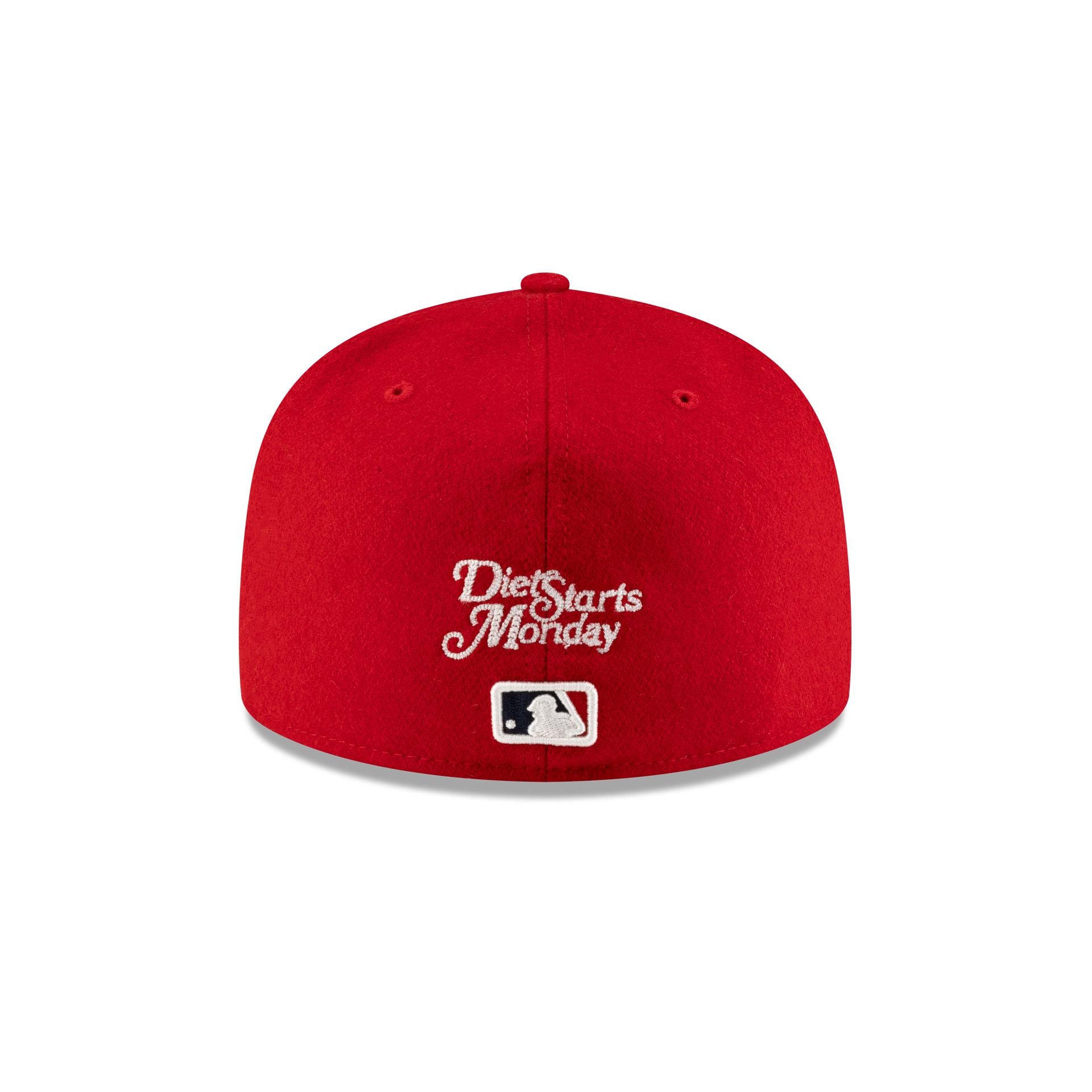 Diet Starts Monday x Atlanta Braves Red Wool 59FIFTY Fitted Hat - Image 6