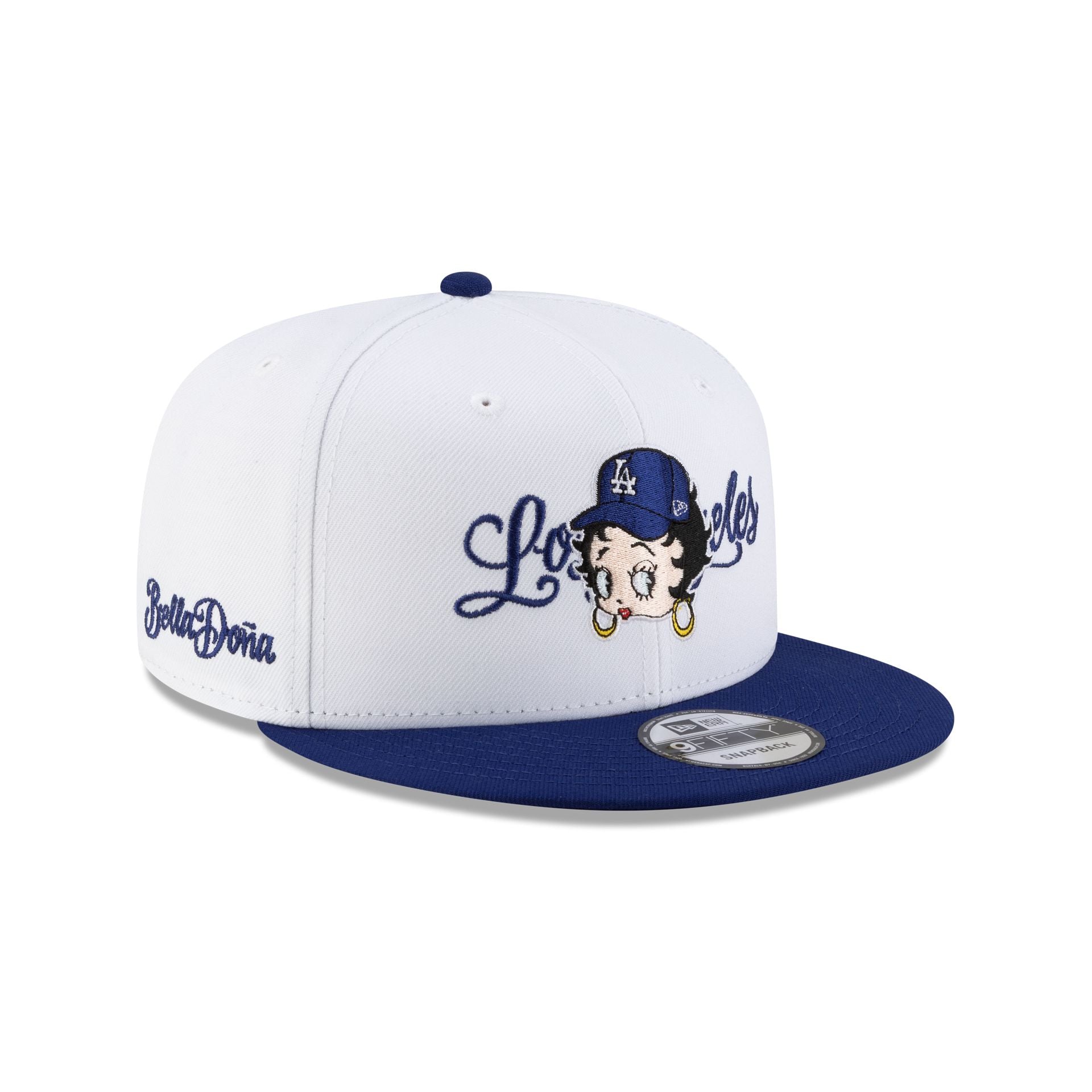 Bella Doña x Betty Boop x Los Angeles Dodgers 9FIFTY Snapback Hat