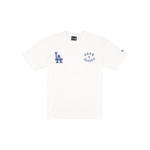 Born x Raised x Los Angeles Dodgers White T-Shirt