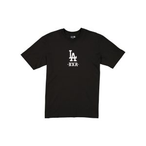 Born x Raised x Los Angeles Dodgers Fly Ball Black T-Shirt