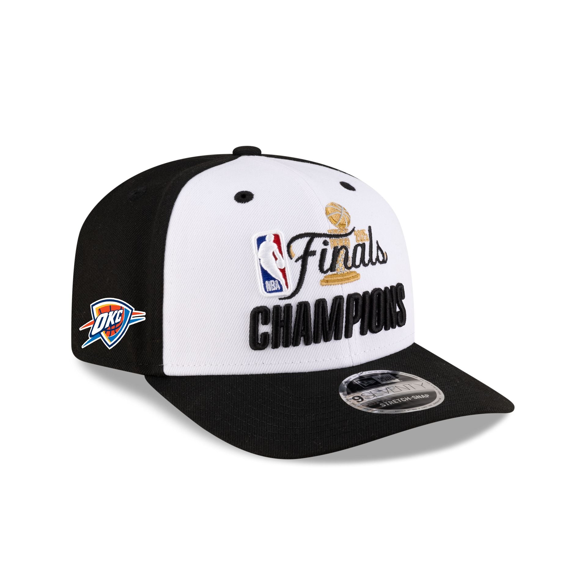 Oklahoma City Thunder 2025 NBA Champions Parade 9SEVENTY Stretch-Snap Hat