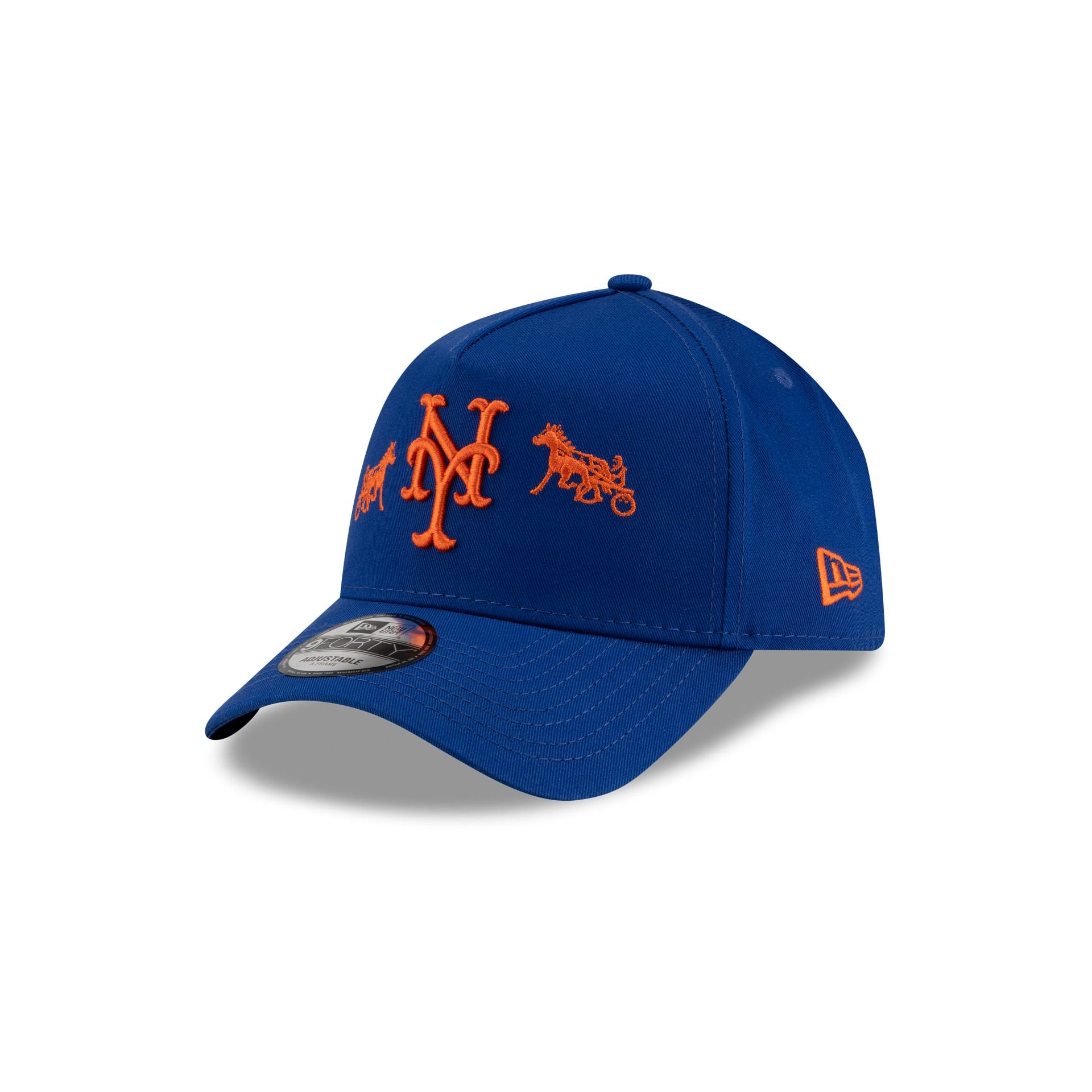 Siegelman Stable x New York Mets Blue 9FORTY A-Frame Snapback Hat - Image 3
