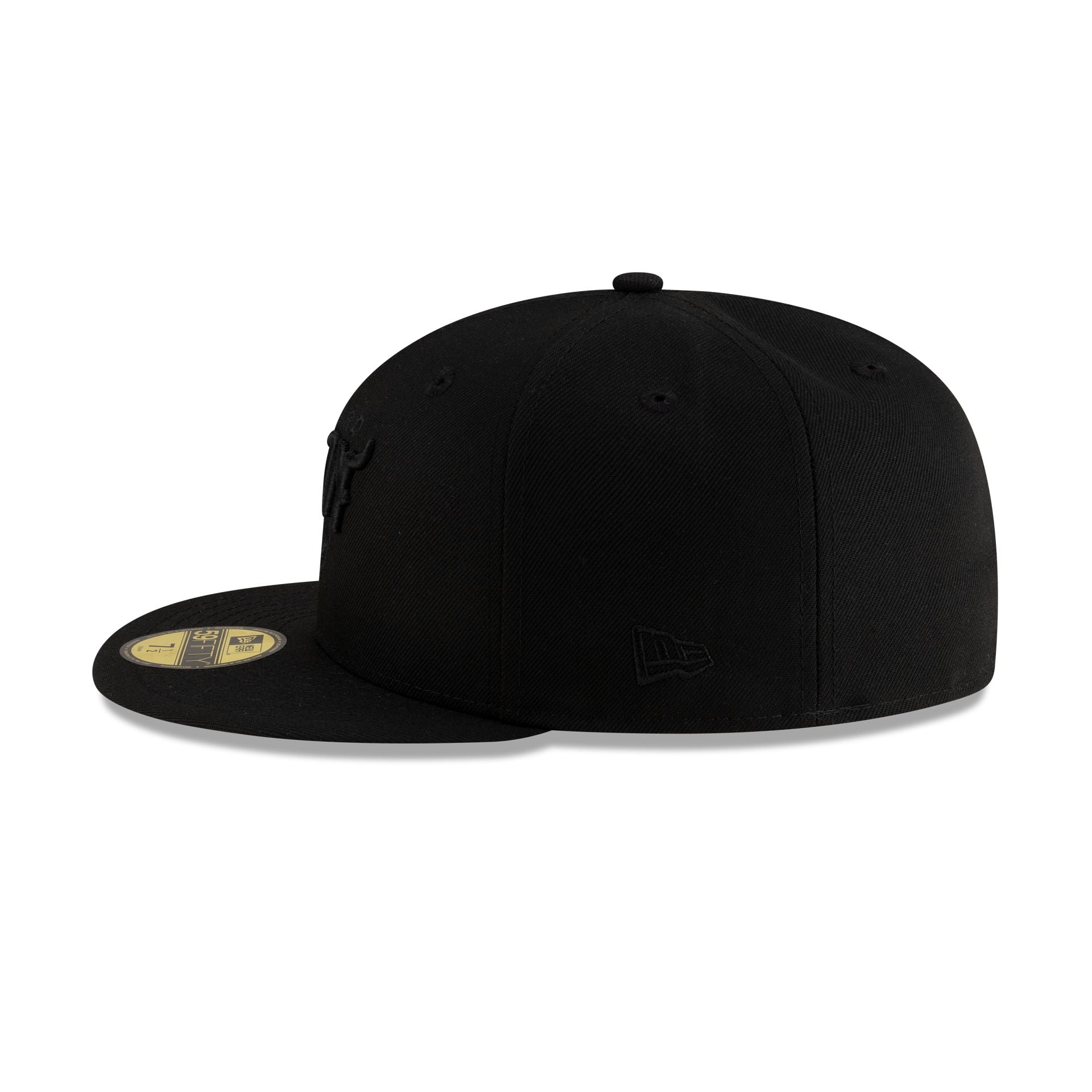 Howard Bison Black on Black 59FIFTY Fitted Hat - Image 5