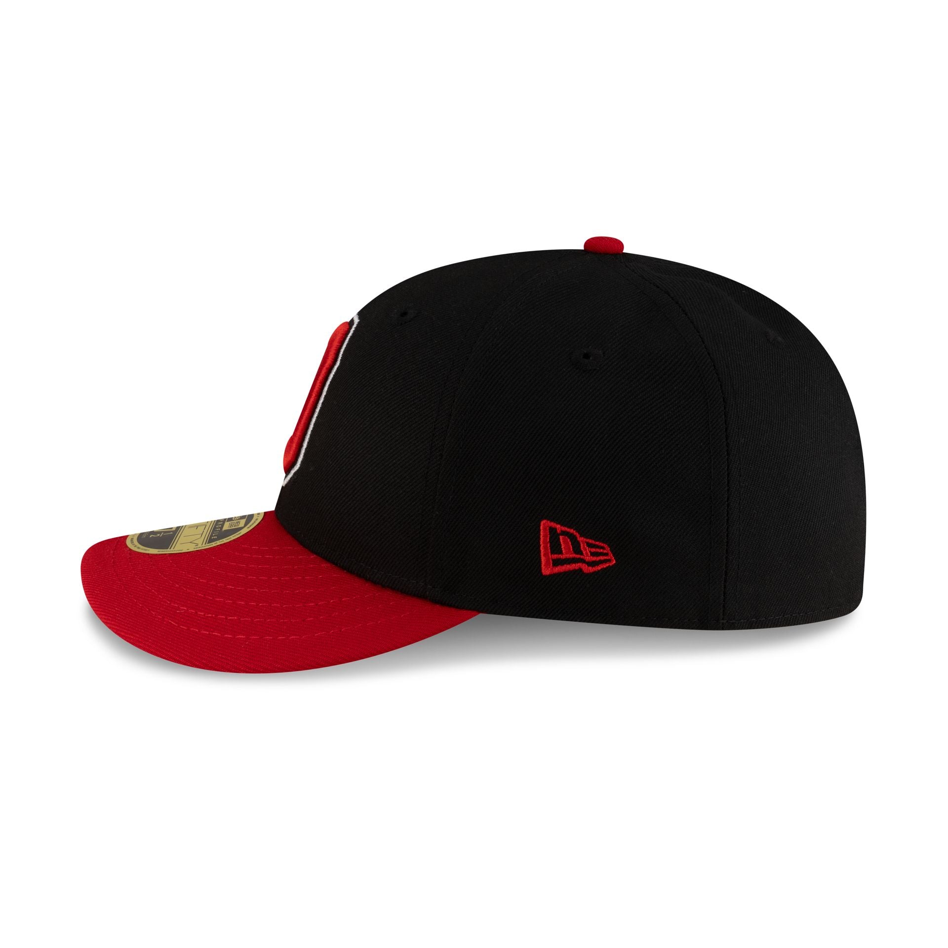 Ohio State Buckeyes Black Scarlet Low Profile 59FIFTY Fitted - Image 4
