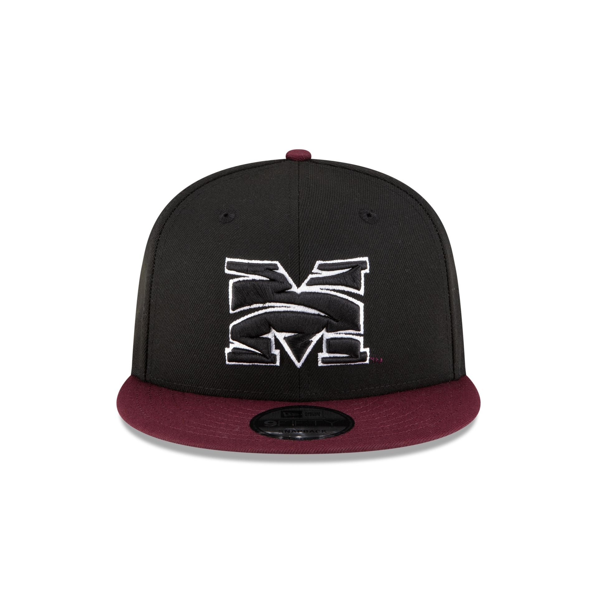 Morehouse Tigers Black Maroon 9FIFTY Snapback Hat - Image 2