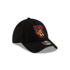 Tuskegee Golden Tigers Black 39THIRTY Stretch Fit Hat