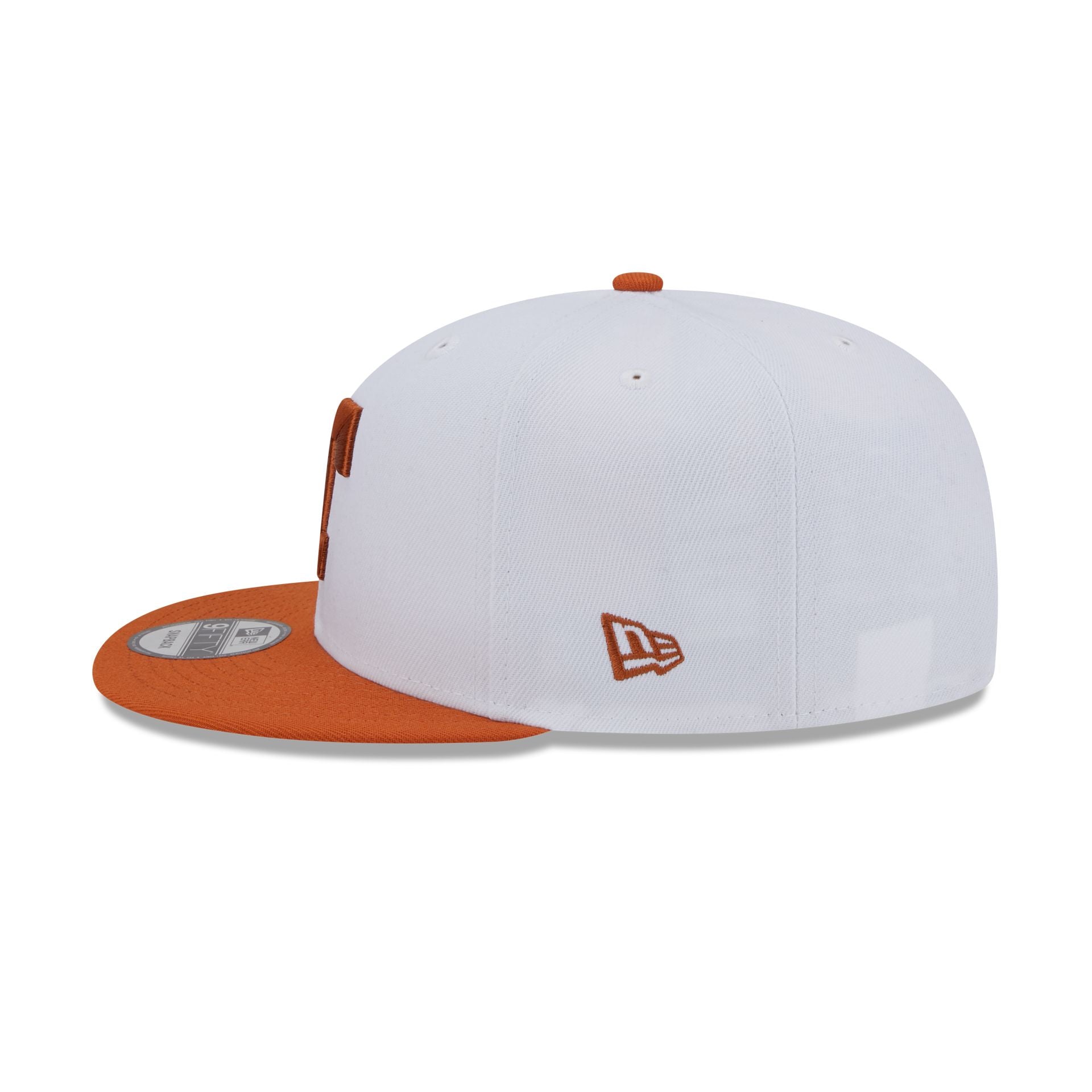 Texas Longhorns Chrome White 9FIFTY Snapback Hat - Image 5