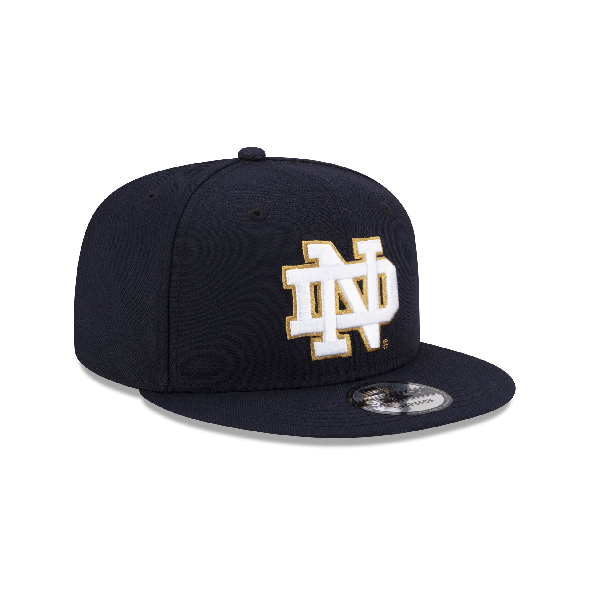 Notre Dame Fighting Irish Navy 9FIFTY Snapback Hat - Image 3