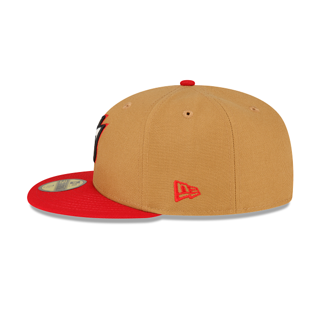 Richmond Flying Squirrels Wheat 59FIFTY Fitted Hat - Image 5