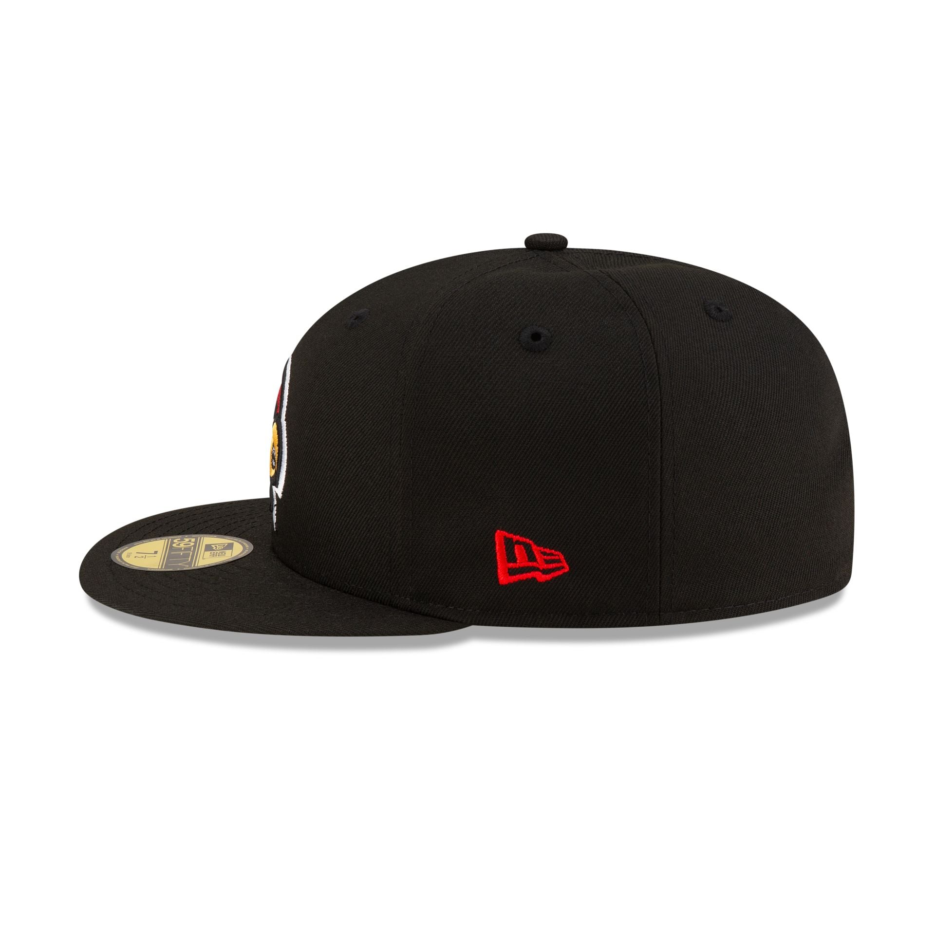 Louisville Cardinals Black 59FIFTY Fitted Hat - Image 4