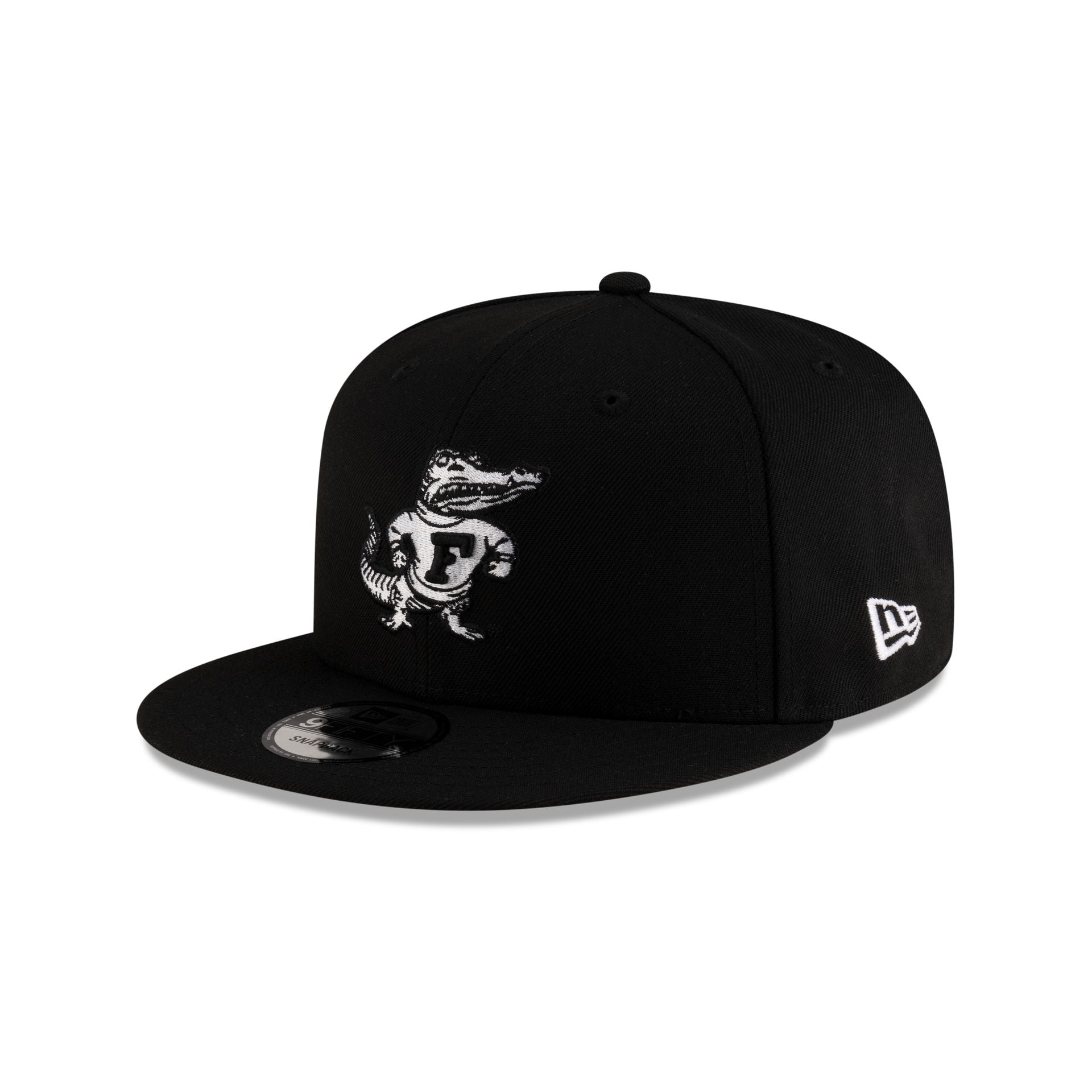 Florida Gators College Vault Black & White 9FIFTY Snapback Hat - Image 3
