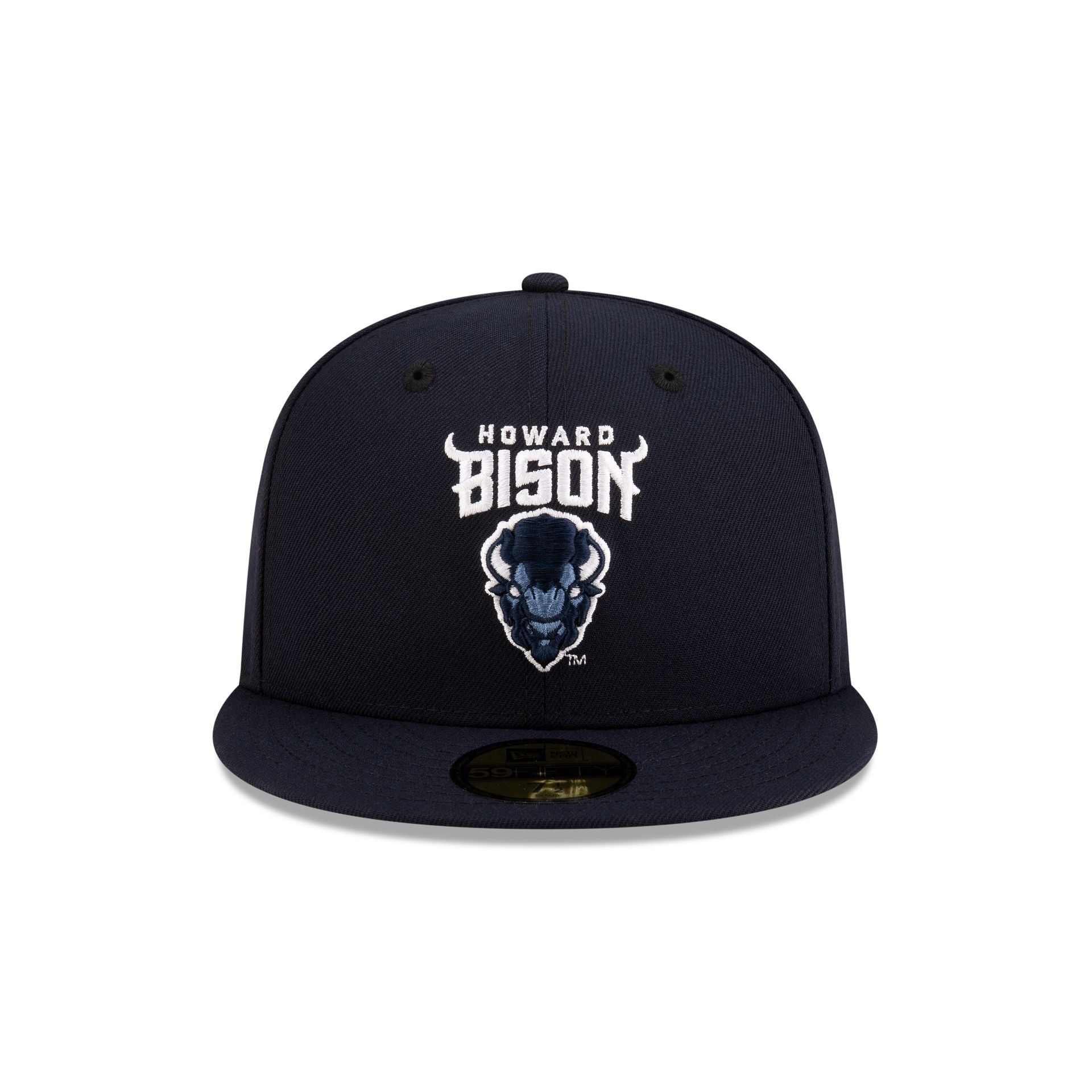 Howard Bison Navy 59FIFTY Fitted Hat - Image 2