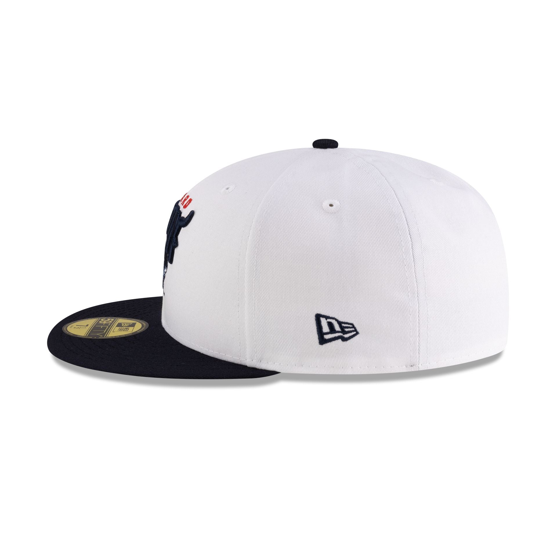 Howard Bison White Navy 59FIFTY Fitted Hat - Image 5