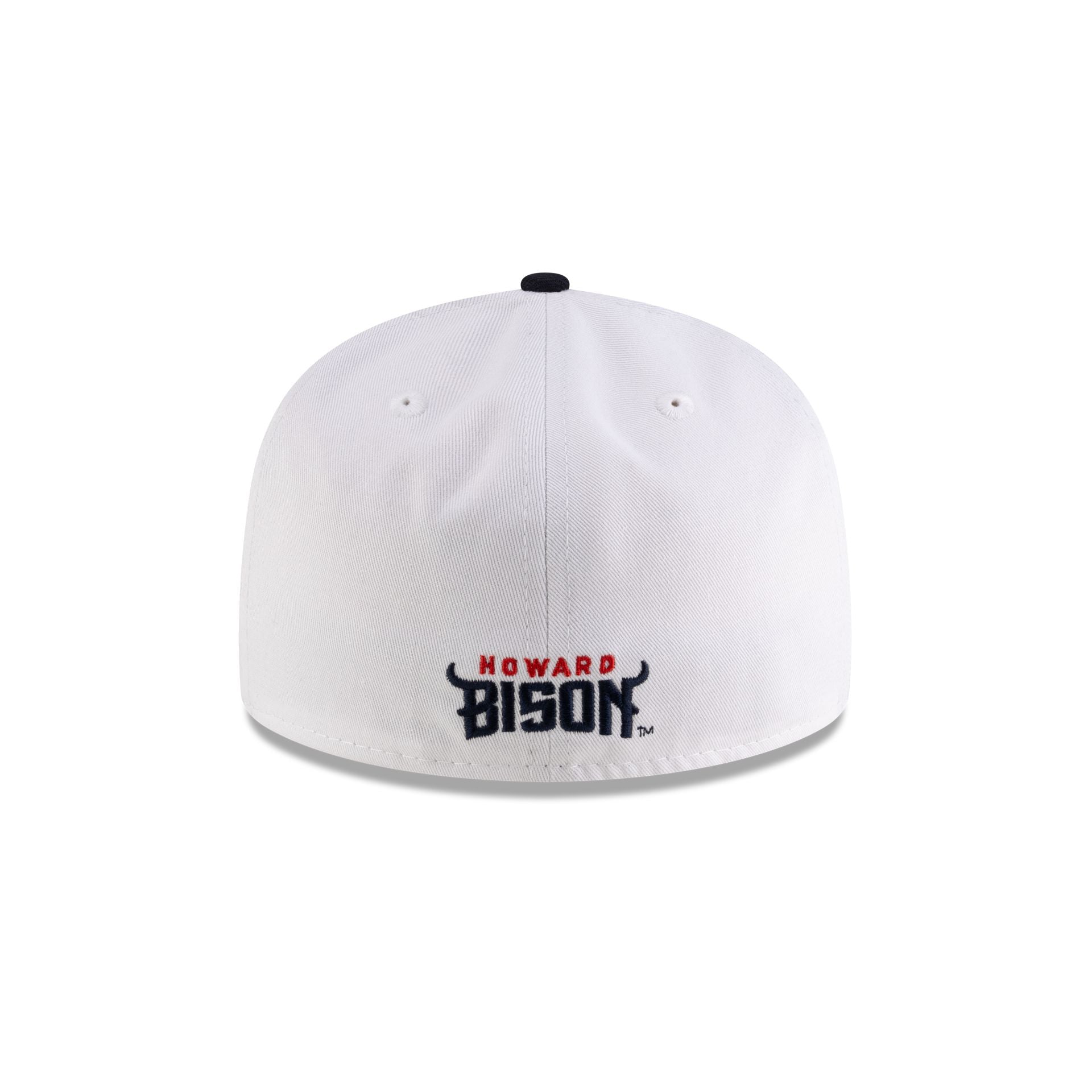 Howard Bison White Navy 59FIFTY Fitted Hat - Image 6