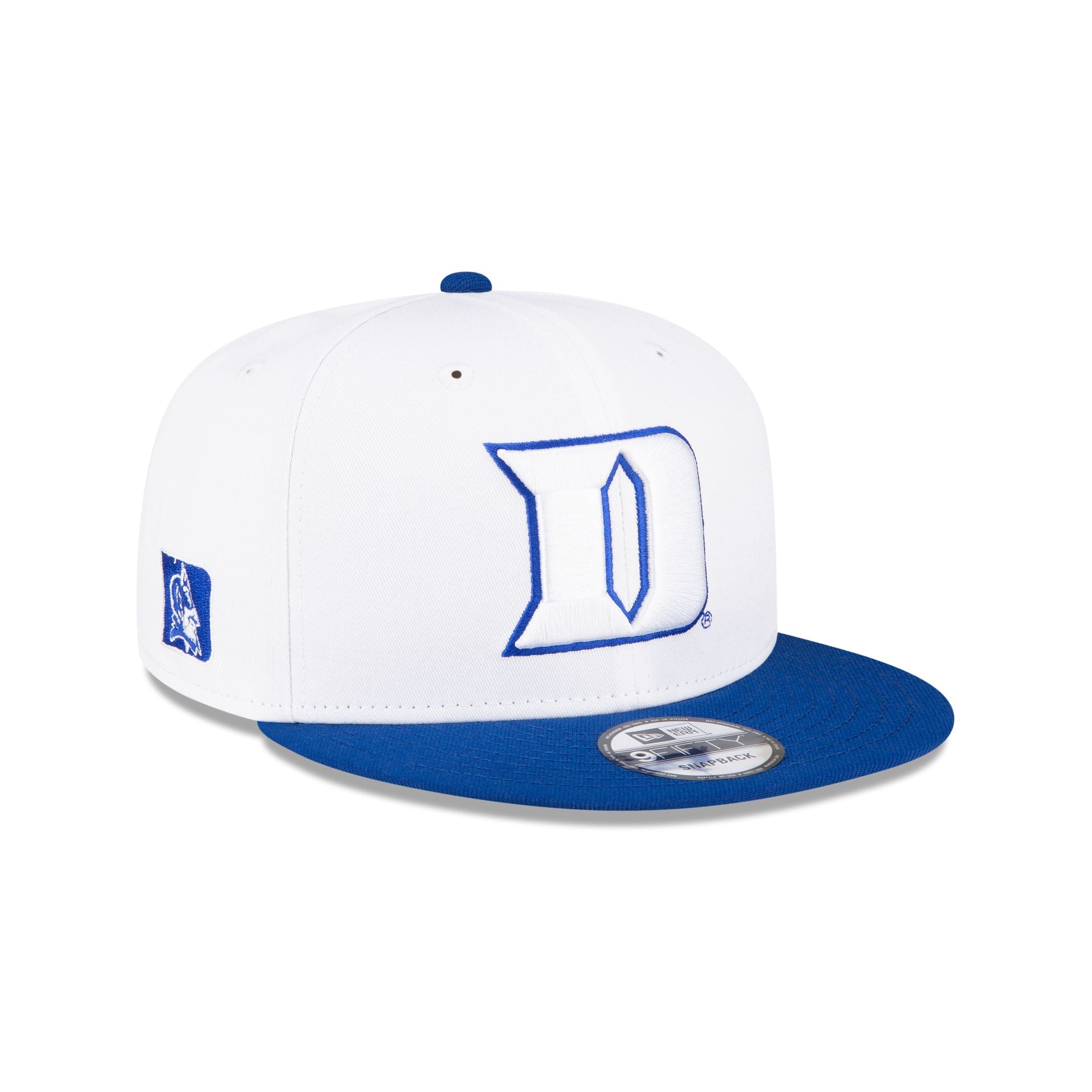 Duke Blue Devils White 9FIFTY Snapback Hat - Image 3