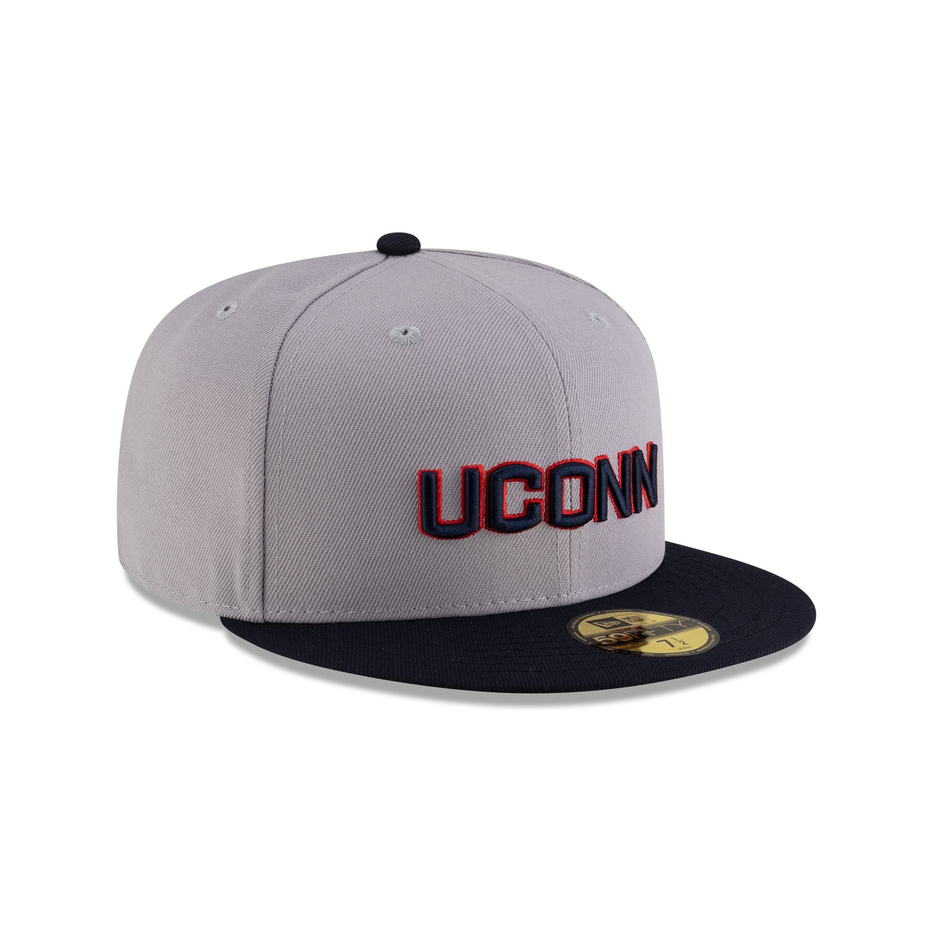 Connecticut Huskies Gray Navy 59FIFTY Fitted - Image 3