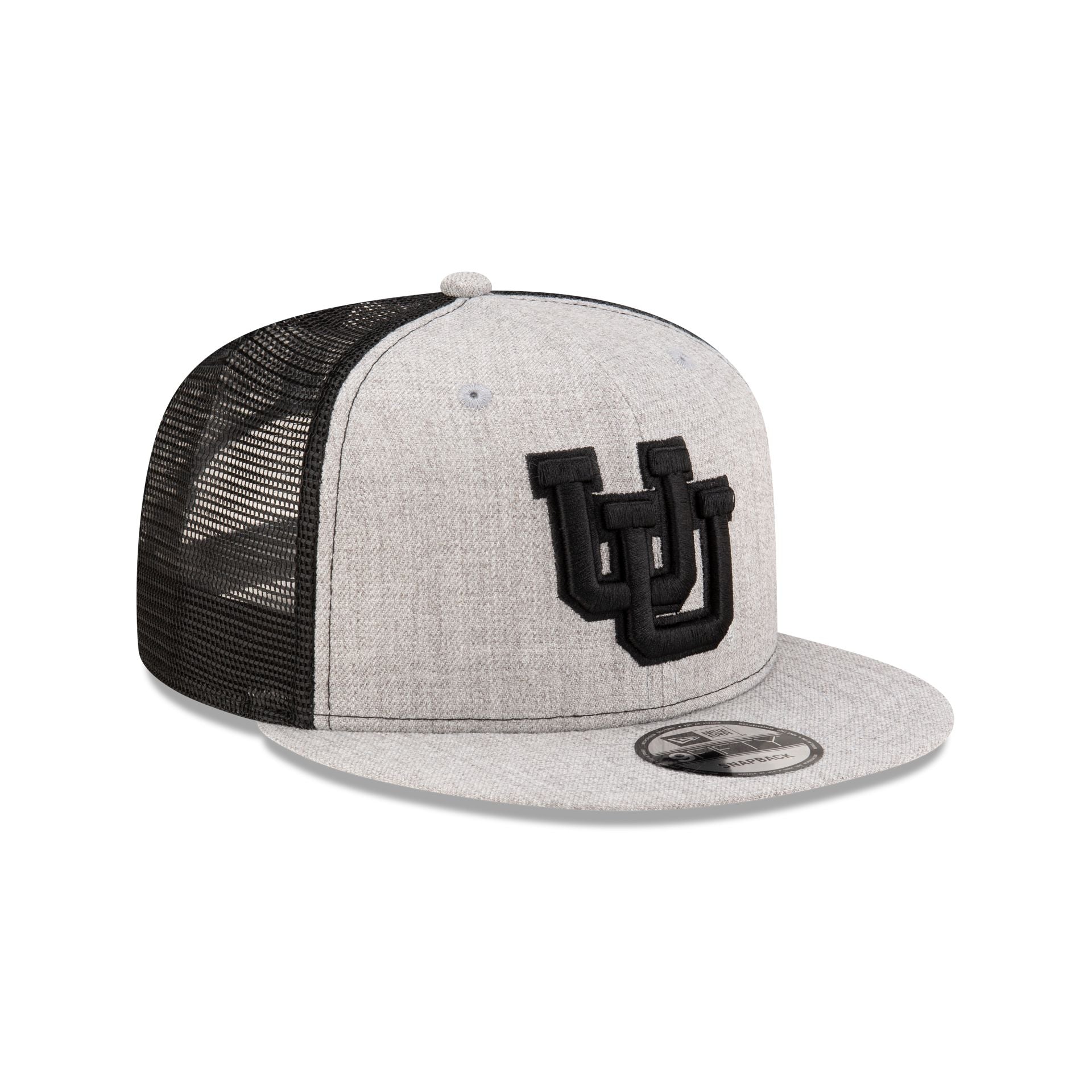 Utah Utes Gray 9FIFTY Snapback Hat - Image 3