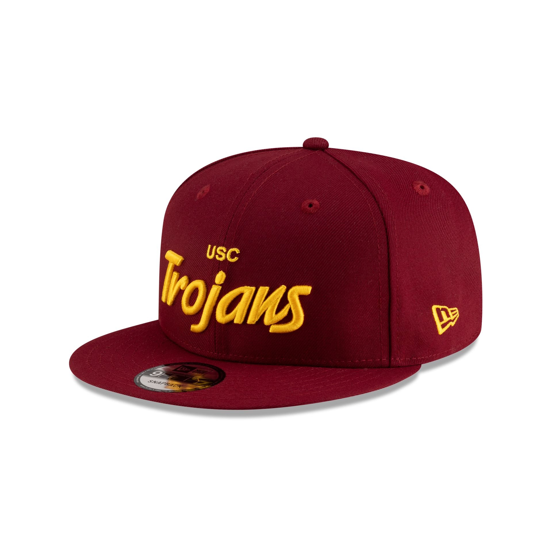 USC Trojans Cardinal Red Script 9FIFTY Snapback Hat - Image 3